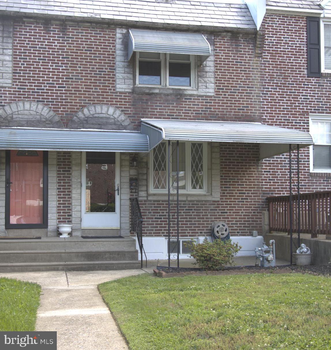 This Westbrook Park Townhome has everything to offer. Relax on the covered front porch or enjoy the spacious covered deck just off the eat-in kitchen. The deck overlooks open space behind the home. Parking is available with three private spots located behind the home, one being under the deck. A generous sized shed sits behind the parking area, offering plenty of storage. Extra closet space in master bedroom and basement. Walk to parks, elementary school and only a 4 min walk to local bus stop.  Less than a mile  to trolly/train area.