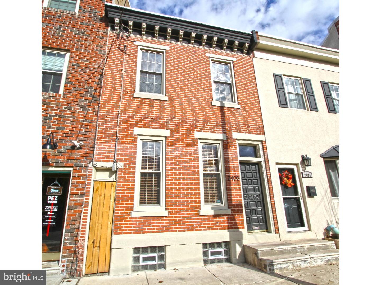 Looking for a modern home with a lot of space/ located at the "Forks" in the heart of Fishtown? This recently updated brick row offers 4 bedrooms 1.5 baths, 2 decks, newer central air, heat, electric, windows and plumbing. 1st Floor: has an open living and dining area with hardwood floors, fresh paint and trim and new powder room. Brand new kitchen w/ stainless steel appliances, espresso cabinets, granite counters and ceramic tile. 2nd Floor: has large full bath with new tile, Jacuzzi Tub and separate stand up shower, 2 large bedrooms and a smaller 3rd bedroom utilized as a walk-in closet. 3rd Floor: has a large bedroom with high ceilings and leads to a walk out roof deck. Basement is clean, tight and dry with laundry hook-ups and plenty of storage. Brand new hot water tank. This home is close to Center City, public transportation, I-95, Art Galleries, Restaurants, cafes and much more.