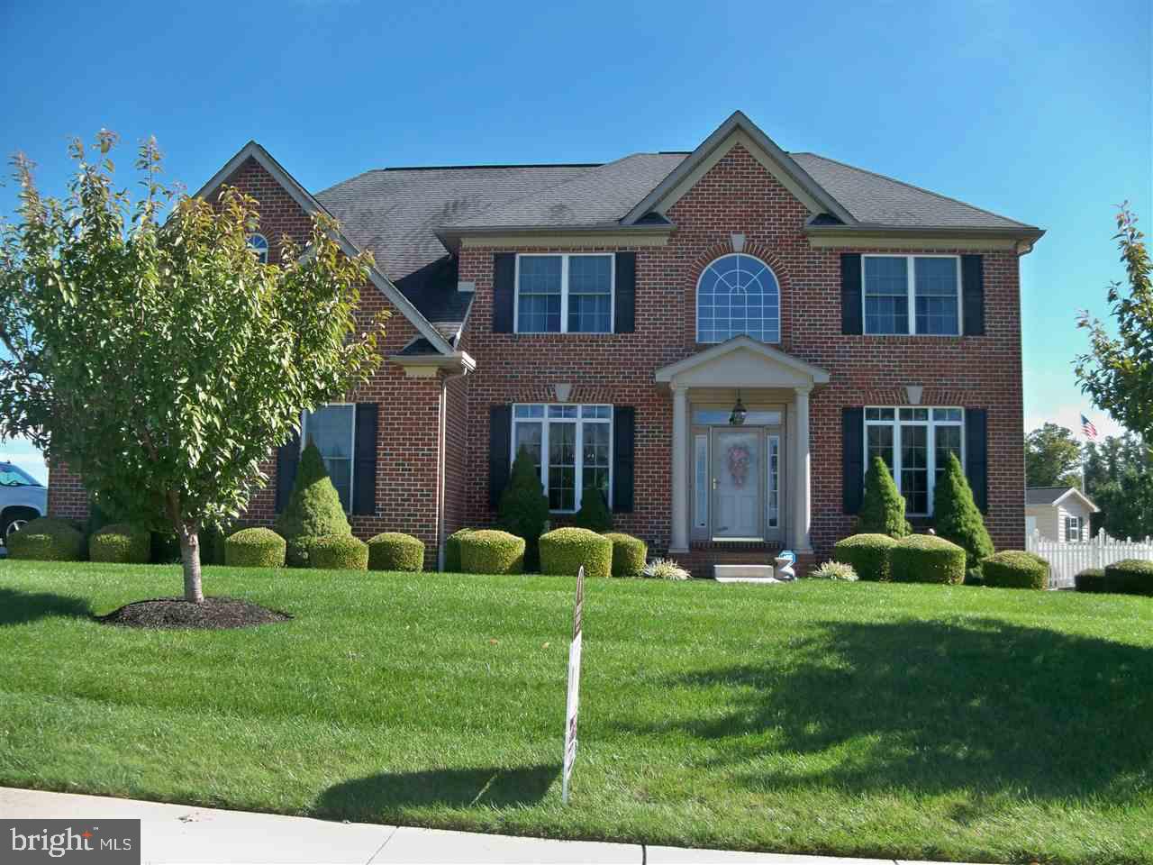 IMPRESSIVE 4 BEDROOM BRICK BEAUTY*SITUATED ON 1.7 ACRES OF MANICURED GROUNDS; CORNER  LOT*IN-GROUND HEATED POOL W/FENCING*DET GARAGE + SHED*BOASTING 4085 SQ FT ABOVE GRADE W/LOADS OF NATURAL LIGHTING & OPEN FLOOR PLAN*QUALITY THRU-OUT*DUAL STAIRCASE*"CAT WALK"*FINISHED LOWER LEVEL*2ND FLR HEAT PUMP 2014*EASY ACCESS FOR MARYLAND COMMUTERS* ATTACHED FINISHED GARAGE COMPLIMENTED W/KITCHEN FOR ADDITIONAL ENTERTAINING W/STOVE, CABINETS,  HEAT & SINK*