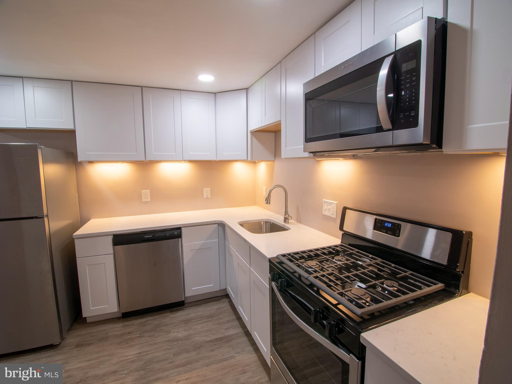 ALL UTILITIES ARE INCLUDED: Water, Trash, CAM, Electricity, and Gas.  The pictures are from 2022. Fully remodeled ground level 1 bedroom 1 bathroom condo that is almost 900sq ft. located just 5 miles from Branch Ave Metro Station, there are bus stops right outside the community on Brinkley Rd., MGM/National Harbor, and Beltway 495/95.***** This unit boasts tons of natural light; the unit was Renovated in 2022.  Brand New luxury vinyl flooring, Brand New Quartz Countertops, Brand New Stainless steel appliances Stove/Oven, Refrigerator, Mounted Microwave, New HVAC, and New recess lighting. The Stacked Washer and Dryer are conveniently included in the unit. ***** Parking permit required ****** Pets are okay, but on a case-by-case basis, the pet fee is $500, non-refundable & must be registered with Prince George's County Animal Services Division.  $100 Repair Deductible ***** NO SMOKING. ***** Tenants must provide renters insurance and provide proof of such insurance before moving in.