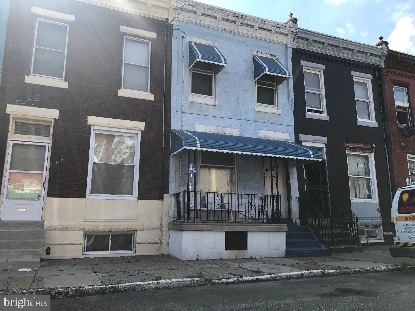 Investors get ready for the next neighborhood boom coming to Strawberry Mansion, Only 3-5 blocks from Fairmount park, Dell Music center and Kelly drive and next door neighbors to Brewerytown. House needs work, has new water heater and roof in decent condition. Schedule your visit today, accepting all competitive offers. Being sold as-is. Buyer responsible for ordering U&O, and must use seller's title company.