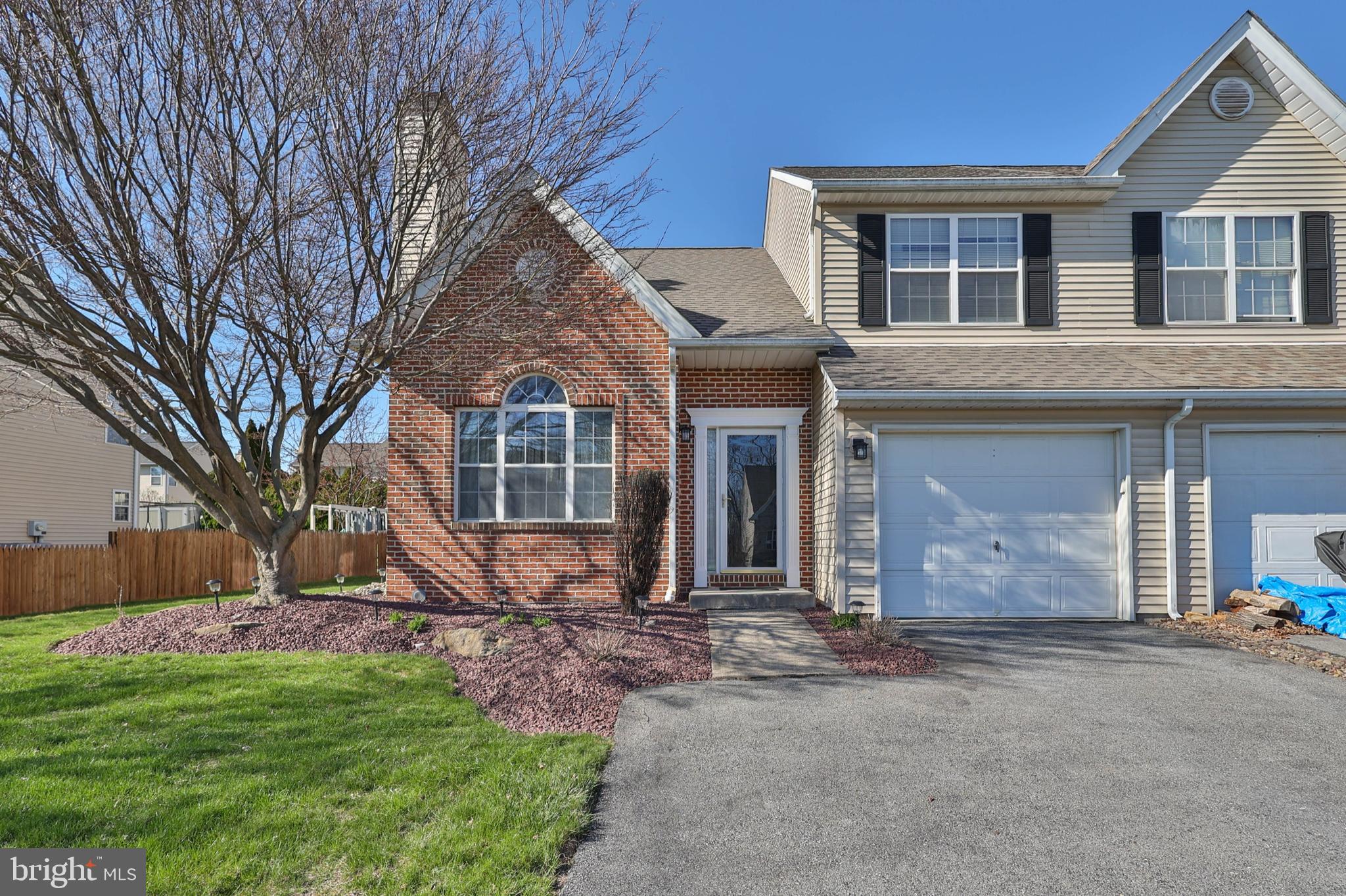 Highest & Best due Tuesday (4/15) by 9pm. Picture perfect twin home within the sought after Timberidge Development! This well maintained home offers an open foyer which leads you into the living room and dining room with wood burning fireplace and cathedral ceiling! Open concept eat-in kitchen with white cabinetry, Brazilian cherry wood floors, granite counters, and new stainless steel appliances that remain! Adjacent to the kitchen is the family room boasting a glass slider with views of the rear yard and patio! Convenient first floor powder room and laundry room! Second floor loft is a great flex space or possible 4th bedroom! Master bedroom suite with walk in closet and full bath with soaking tub/shower! Two more additional nice sized bedrooms and another full hall bath complete the second floor! Full basement offers plenty of storage space! New Roof in 2024! Newer furnace and central air 2019! Landscaping has been recently completed and is low maintenance throughout the year! No HOA Fees!