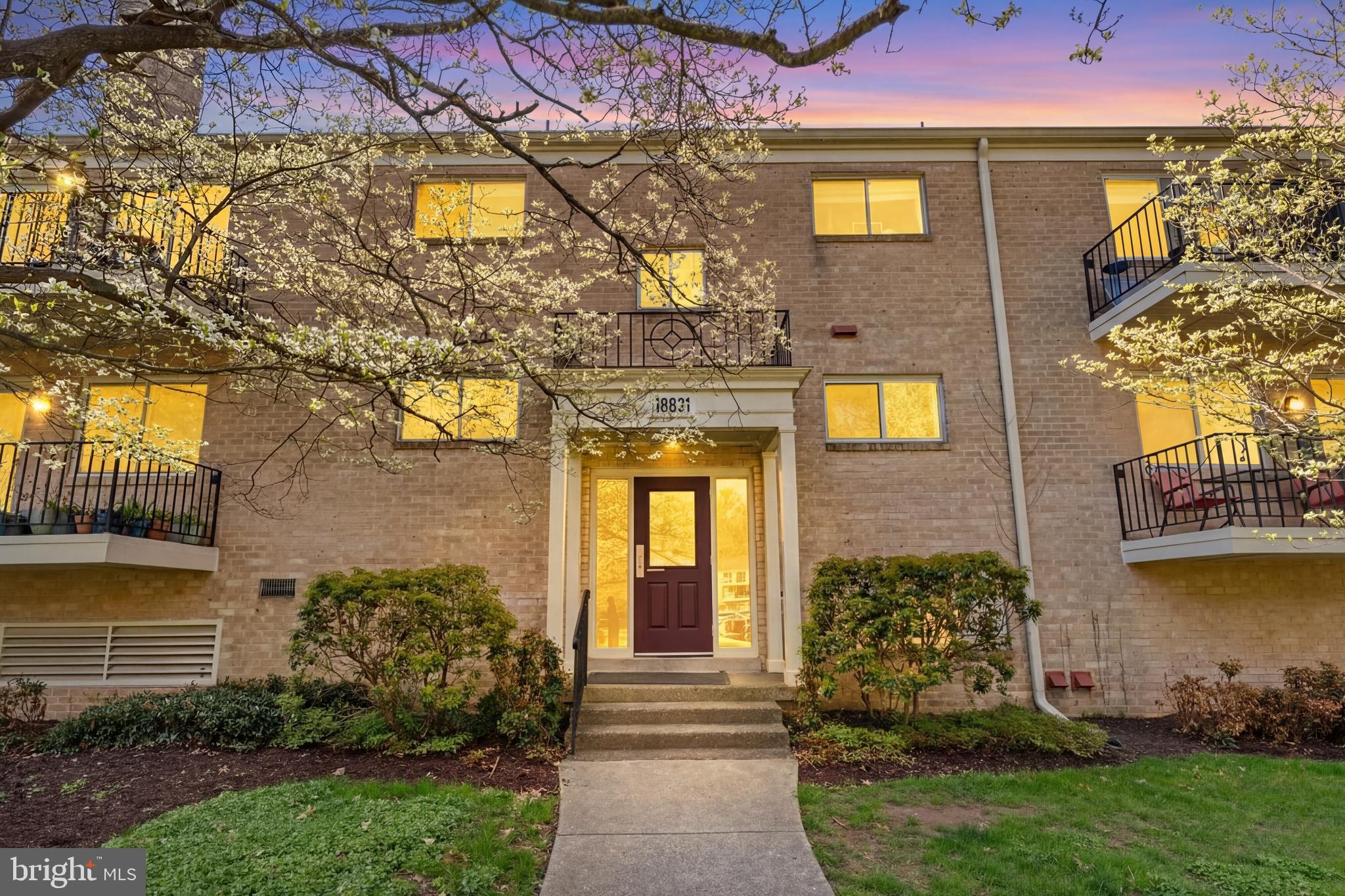 Rarely available, updated 3-bedroom, 2-bath condo with a private balcony in the award-winning Parkside community in Bethesda. This expanded floor plan offers a bright and spacious living and dining area, ideal for both everyday living and entertaining. The kitchen features amply cabinetry, trendy backsplash, and a gas stove, seamlessly opening to the main living space. Both full bathrooms have been tastefully refreshed, and creating a clean, move-in-ready feel. Three generously sized bedrooms include a sun-filled primary suite with its own bath, while beautiful wood parquet flooring lies beneath the carpet. Step out onto the balcony and enjoy peaceful views of green space and mature trees. The condo fee includes all utilities, and the property also offers ample parking and additional storage. Residents of Parkside enjoy access to a pool, tennis courts, walking trails, a clubhouse, community garden, and onsite management and maintenance. Conveniently located just minutes from Grosvenor Metro, I-495, NIH, Walter Reed, and downtown Bethesda, with easy access to shopping, dining, and entertainment, this home offers the perfect blend of space, comfort, and convenience.