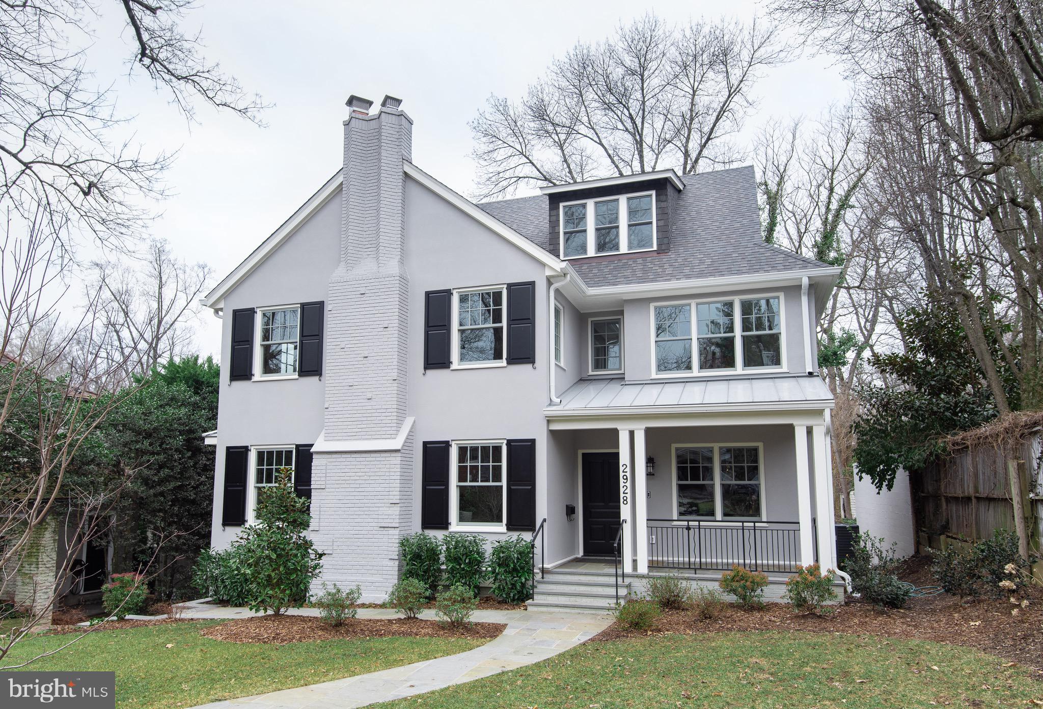 Open house Feb 24 2-4pm! Beautiful new home on a charming and quiet block in Wesley Heights. The home features a designer kitchen with a light-filled breakfast nook overlooking a spacious family room and flat backyard. The functional layout of the home spans across 4 levels with ample living spaces, expansive storage rooms, large lower level recreational room, and more. This is a classic home built right!
