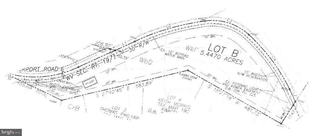 Convenient location with a secluded building site. Clear out just enough of the trees to enjoy the view from the top of this 5.44 wooded parcel on Airport Road. State approved entry location permit in place with WVDOH. Public water is in front of property on Airport Road. Choices on public sewer are tying into adjacent subdivision by attaining right-of-way easement from them,  there's also a forced sewer main that runs behind property adjacent to Buzzard Run or install a private septic system.