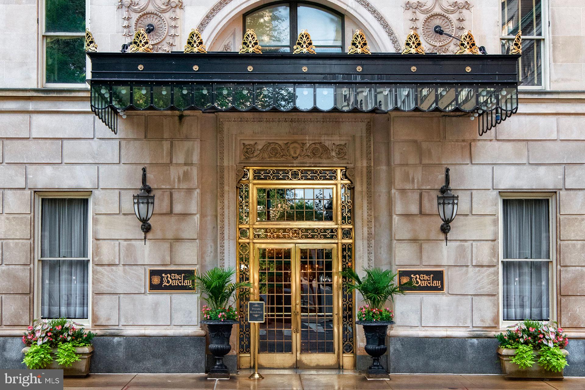 Located in The Barclay Condominium on Rittenhouse Square! This Truly Magnificent 3 bedroom, 3 bath home offers all of the comfort and elegance with wonderful light filled spaces throughout for entertaining and living. The high floor, 2,700+ Sq. ft. Residence features a spacious open living room, dining room with a wet bar, a large eat-in Chef’s kitchen with a butler’s pantry and Soaring 10 foot High Ceilings. Every day you will Love the Fabulous views of Rittenhouse Square and the City Skyline in three directions. The floor plan effortlessly flows around the foyer to all the rooms of the home, delivering thoughtful design. Relax in your Owner’s suite with large windows facing East capturing amazing cityscape views, a HUGE custom walk- in closet and a luxurious marble bathroom with an oversized glass enclosed shower and a deep soaking tub. Enjoy a Spacious sun-lit second bedroom with French doors, custom built-ins, and a gas fireplace. Located on the West side of the home is a third bedroom with an en-suite bath. The Barclay Condominium offers its owners a location and service that are top notch.  Services include a private Fitness Center, Exceptional Concierge/Doormen, and a Chauffeur Driven Mercedes S-Class.