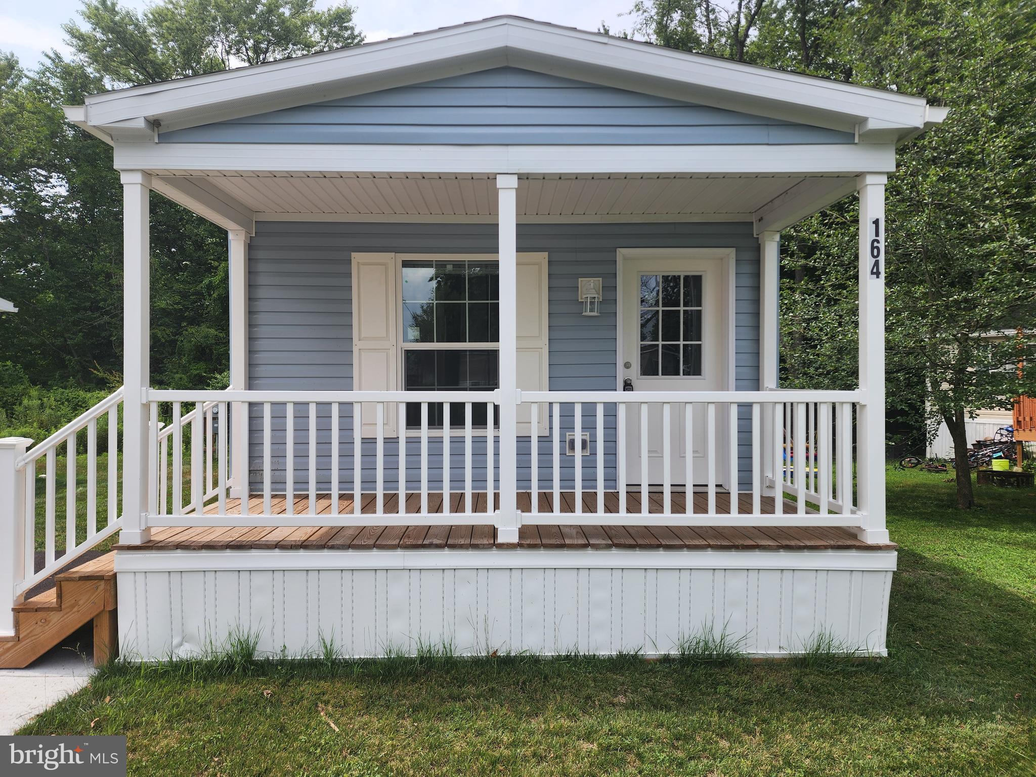 New construction!! New 2 bedroom 1 bath manufactured home. Covered front deck with 2 car off street parking. All kitchen appliances included. Fridge, dishwasher, microwave and vented hood. 8'x8' storage shed included.  1 year manufacturer warranty included. Why rent when you can own this brand new home? Schedule your appointment today!!