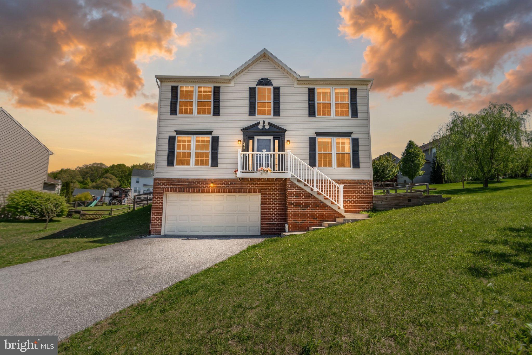 Welcome home to this beautiful, move-in ready colonial! This charming property offers 3 bedrooms, 2.5 bathrooms, and a convenient 2-car garage, all situated on a spacious lot just over half an acre in a desirable neighborhood. Main level of home has an open layout with separate dining room, study and half bath.  The kitchen has upgraded countertops with an undermount sink and stainless steel appliances.  Luxury vinyl plank flooring throughout the home.   Upstairs, you'll find two nice-sized bedrooms, a full bath, and a large master bedroom with a walk-in closet. The master bathroom has been exquisitely updated with a luxurious new shower, adding a touch of spa-like comfort to your daily routine. Imagine relaxing on the large deck overlooking the fenced-in backyard making it ideal for kids and pets to roam and play.  Enjoy the freedom of no HOA, making this home an exceptional opportunity for comfortable and convenient living.  Don't hesitate, make a showing appointment today!