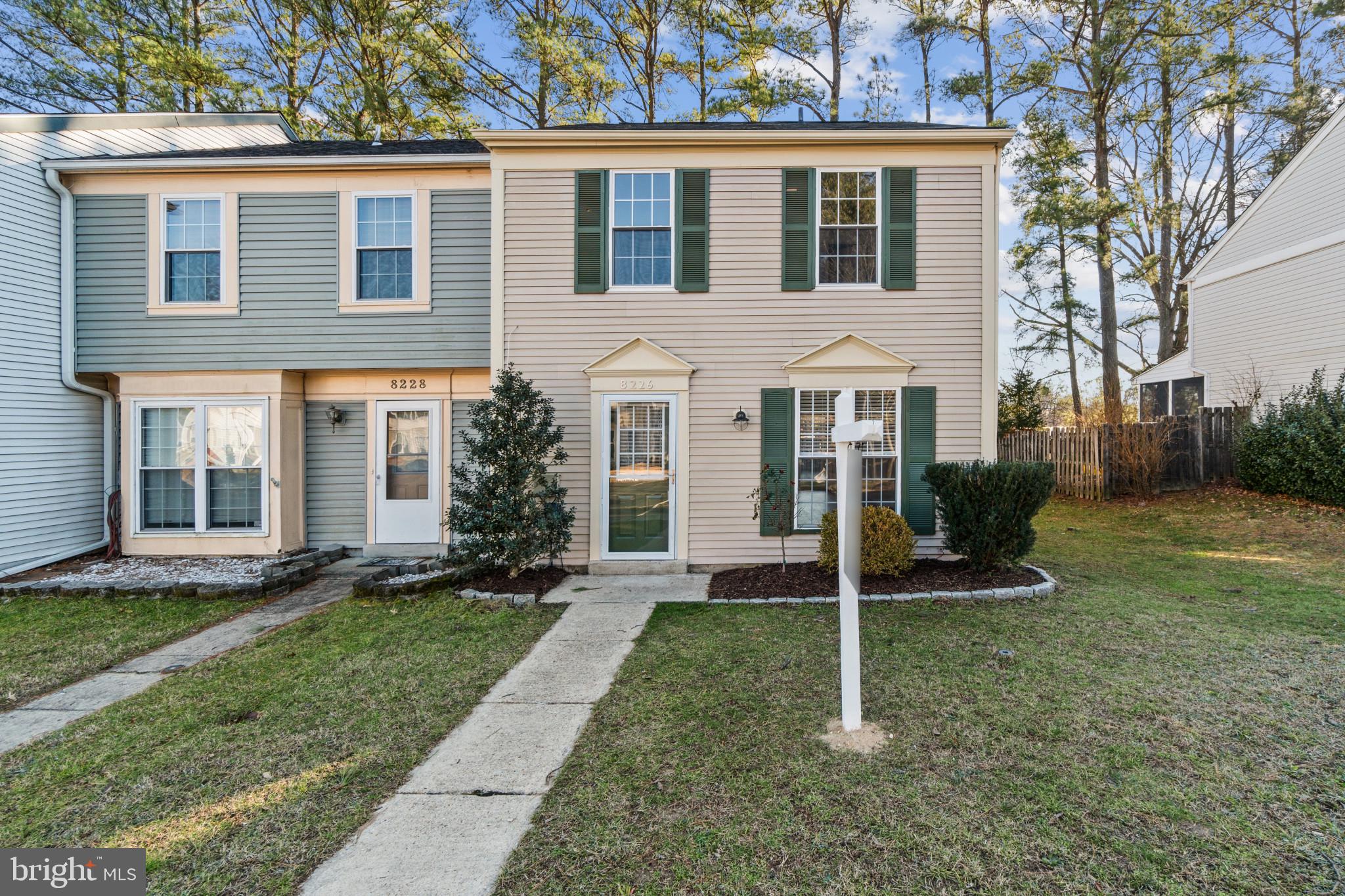 Recently updated to feature new paint, carpet, LVP flooring, vanities, and more! End unit with fully fenced backyard. Close to 97 and shopping.