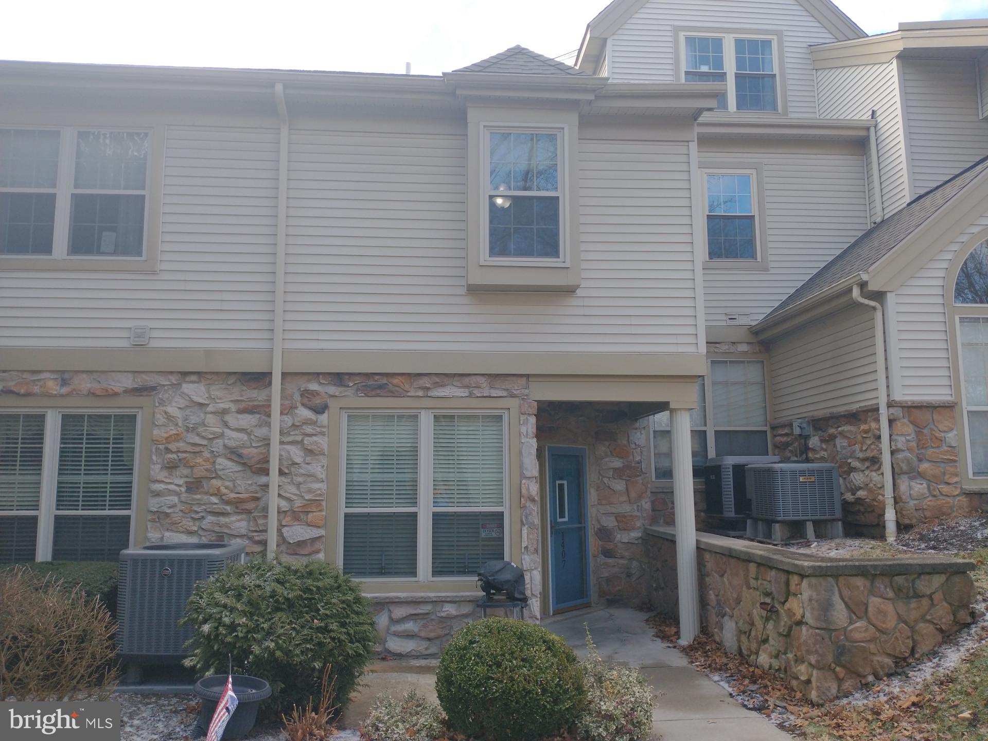 Welcome to this charming 2 bedroom, 2.5 bath townhome in the desirable Montgomery Brook community located in the highly sought-after Spring-Ford School District! Spread across three spacious levels, this 1,782 sq ft home offers plenty of room for relaxation and entertaining. The open layout on the main floor includes a bright and airy living area, a kitchen equipped with all the appliances (refrigerator, stove,
microwave, and dishwasher -- all included), breakfast nook, dining room, laundry room (washer and dryer included), and powder room with an extra storage room. Main floor has all brand new flooring. The second floor has 2 large bedrooms, perfect for creating your own personal retreats, with ample space for furniture and storage. The primary suite features a luxurious soaking tub, providing the perfect spot to unwind and recharge after a long day. This suite also has a large walk-in closet. The third floor loft is full of sunlight
provided by 2 big skylights. The large open space is perfect for an extra living space or home office; plus an added bonus, another large walk-in closet on this level! Conveniently located in Royersford, this home offers easy access to shopping, dining, and entertainment options. The community also features amenities such as a swimming pool, playground, and walking trails, providing residents with plenty of opportunities for recreation and relaxation. Showings by appointment only. Final price will include a $1,800 rebate for the new owner Montgomerybrook community deposit and a $2,000 paint and flooring allowance for the
buyer to pick their own paint color and flooring.
