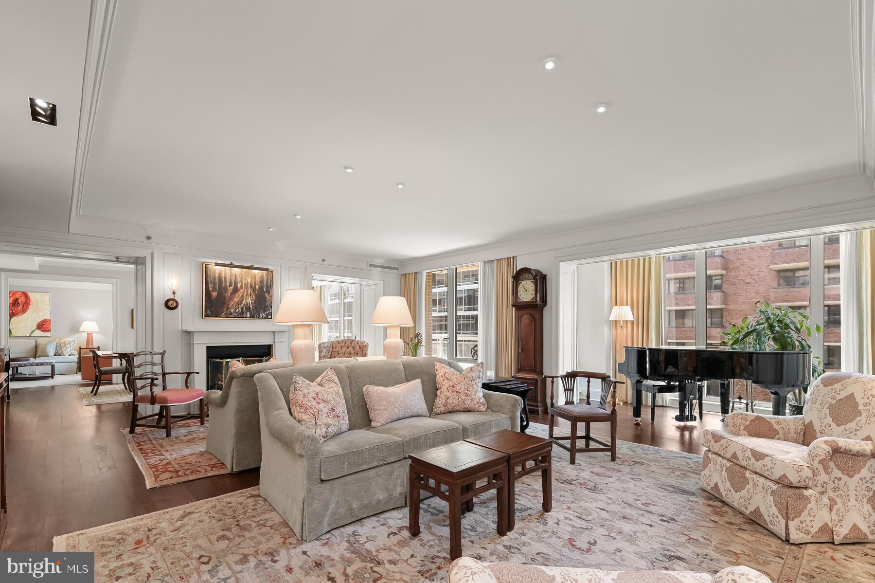 Immerse yourself in luxury living at the Residences at the Ritz Carlton.  Residence 7E offers the perfect combination of elegance and comfort with generous entertaining and private living spaces, thoughtfully designed for a meticulously-curated and refined lifestyle. 

This beautifully updated residence spans approximately 3,096 square feet of carefully chosen design interiors.  It offers a dedicated formal dining room, a double parlor living room with a wall of floor-to-ceiling windows and a fireplace, a rarely available family room, a generously-sized kitchen, and a private balcony.  It features three bedrooms, three and a half baths, and plentiful closets, all perfectly located where privacy is appreciated most.

Renowned for its white-glove services, the Residences at the Ritz Carlton provides its residents with 24-hour concierge, doorman, valet and porter services, as well as the hotel’s housekeeping, chef services and private access to the Equinox Sports Club.  This residence condo fee includes two parking spaces. The West End is home to some of DC’s finest restaurants, hotels and upscale residences with easy accessibility to Georgetown, Dupont Circle, Foggy Bottom, the White House, World Bank, The Kennedy Center, and George Washington Hospital.