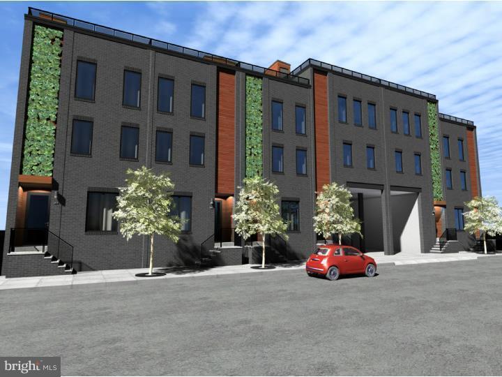 Moyer Street Court is located in the heart of Fishtown, this new construction project consists of 11 single family townhome units. All units are 3 bedrooms with 2.5 baths ranging in size from 2030sf to 2630sf. Unit 9 is 23 feet WIDE ! This urban community offers a secure courtyard layout with a private driveway where every home will have it's own attached garage and the entrance immediately off of the courtyard. These stunning townhomes will be built for energy efficiency utilizing green building techniques and products. There will be a 10 year new construction tax abatement. The amenities for unit 1 include: 2,031sf of living space with 3 Bedrooms, 2.5 Bath, a Garage with Bike Rack, Full Basement, Recessed Doorways with 8' Entrance door, Great Room ? open floor plan, Custom Kitchen with Island, Espresso Cabinets with slow close drawers, Bread-stick pattern glass tile back splash, High Efficiency GE Stainless Steel Appliances, Energy Star Fridge & Dishwasher, Dual Stainless Sink with Long Neck Chef Style Faucet, Garbage disposal with counter top button control, High efficiency HVAC, Energy Star Recessed lighting, High Efficiency & Gas Dryer Included, Tankless Gas Fired Hot Water Heaters, Kohler Dual Flush Toilets, Wide Plank Hardwood Floors - Field Finished, Solid Wood Interior Doors, Energy Star Ceiling fan in Master Bedroom, Wall hung Vanities with vessel sink and Grohe faucets, Brick pattern 6x20 European Tile bathroom floors, Frameless Glass shower doors, Kohler Purist Shower heads, Pebble Stone Shower floors, Cable, Internet and Fios ready, Rooftop Deck with Pilot House,(Green roof option) Facades will be Velvet Brick, Mahogany, Bamboo, Stucco. Options/Upgrades Available: Arbor over rooftop deck, Green Roof with or without rooftop deck, Green Wall fa ade over entry door, Upgraded Master bath with Jacuzzi Tub and Master Shower, Finished Basement, California Closets, Wine Cooler/Beverage Center, Hybrid Car Hookup, Entertainment Package/Full Unit Sound System. Unit 11 is an end unit with a larger room on the 1st floor. There is an upgraded Master Bath that includes a Jacuzzi style tub Units now available for sale, Phase 1 delivery Fall 2014  Agent: taxes estimated to be around $600 a year, HOA fee approx $50 a month. Price includs all upgrades as it is the model unit.