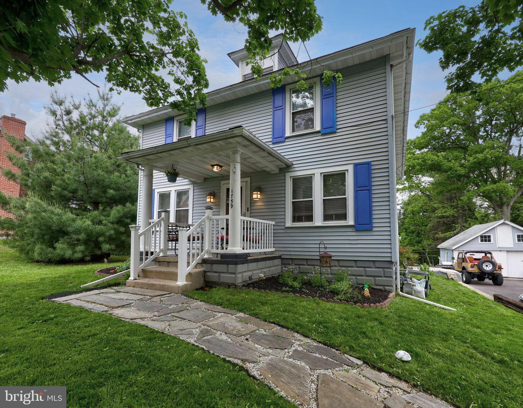 Welcome to this warm and inviting Manheim Township home, filled with character, charm, and endless potential. Offering 4 bedrooms and 2½ baths, this home provides a flexible layout with plenty of room for everyday living, entertaining, and future possibilities.

The first floor features a spacious family room, formal dining room, bonus room, sunroom, and mudroom — creating multiple living spaces to fit a variety of lifestyles. Hardwood floors run throughout much of the home, adding warmth and character, while the kitchen showcases beautiful cherry cabinetry, granite countertops and a center island.

Upstairs, the second floor offers three comfortable bedrooms and two full bathrooms, while the third floor provides a private fourth bedroom perfect for guests, a home office, or creative space.

Situated on over a half-acre lot with a peaceful backyard setting, the outdoor space offers room to relax, garden, or entertain. Additional highlights include a detached 2-car garage and an oversized shed/studio with electric — ideal for hobbies, a workshop, art studio, or extra storage.

With solid bones, classic charm, and thoughtful updates already completed, this home is ready for its next owner to add their personal touch and make it truly their own.