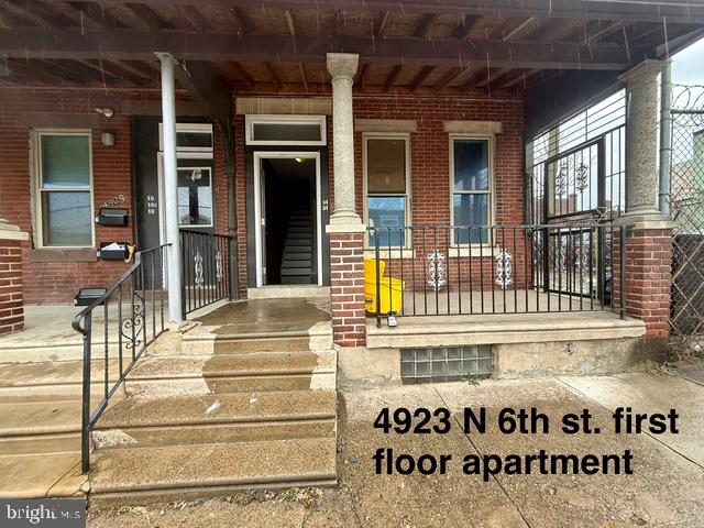 Rare Multi-Unit Opportunity with Private Parking – 19120

Welcome to 4923 & 4929 N 6th Street in the heart of Philadelphia (19120) — a unique opportunity to own two side-by-side properties offering versatility, income potential, and valuable off-street parking.

Together, these properties feature 5 residential units (4 two-bedrooms and 1 one-bedroom), making this an ideal opportunity for an owner-occupant, multi-generational living, or a buyer looking to offset their mortgage with rental income.

4923 N 6th Street
1st Floor – 2BR | $1,200/month
2nd Floor – 2BR | $1,300/month
Private side lot that fits up to 5 cars – a rare find in the city and a major added value

4929 N 6th Street
1st Floor – 2BR | $1,500/month
2nd Floor – 2BR | $1,200/month
3rd Floor – 1BR/1BA | $1,000/month (currently available)

With one unit currently vacant, buyers have the flexibility to move in or select their own tenant. The remaining units provide steady, established rental income from day one.

Properties can be purchased:
Individually:
4923 N 6th – $300,000
4929 N 6th – $350,000
As a package – $600,00

Investment Highlights
✔ 5-unit portfolio opportunity
✔ Strong in-place rents
✔ One vacant unit for immediate lease-up or rent increase
✔ Side lot at 4923 fits up to 5 cars (added value + future income potential)
✔ Package discount built in

Whether you're looking to live in one unit while generating income from the others or secure a strong long-term asset in a growing area, this opportunity offers flexibility and value.

Schedule your private tour today.  Pictures are coming soon