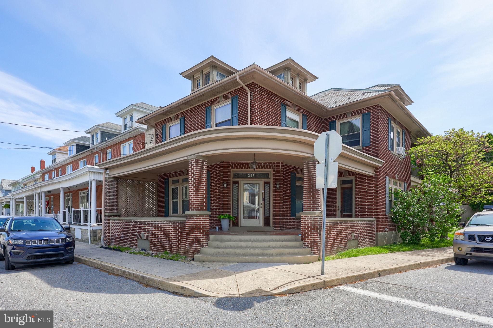 Some homes check boxes. Others tell a story.

Welcome to this distinctive residence in Ephrata—said to be known locally as the Gerhart Mansion—where early 20th-century craftsmanship meets a level of character that’s increasingly rare to find.

The main home at 287 Duke St. offers 4 bedrooms, 4 full baths, and 2 half baths, with standout architectural details throughout. American Chestnut floors and trim—a material no longer commercially available—bring warmth and richness to the space, complemented by glass door knobs and brass room number plates that remain from its past use as a bed & breakfast. Zoned Residential

This sale is for 287 Duke St. (Main House) & 43 W. Walnut St. (Carriage House)

Square footage is estimated & rooms reflect both structures.

The home’s layout reflects the scale and flow of its era, offering spacious, well-defined rooms ideal for both everyday living and entertaining, while maintaining a strong sense of identity throughout.

Adding to its versatility, the property includes a separate dwelling at 43 W. Walnut St., creating opportunities for extended living, private guest space, or potential income (buyer to verify permitted uses).

Properties like this are rare—where character, flexibility, and story all come together in one offering.