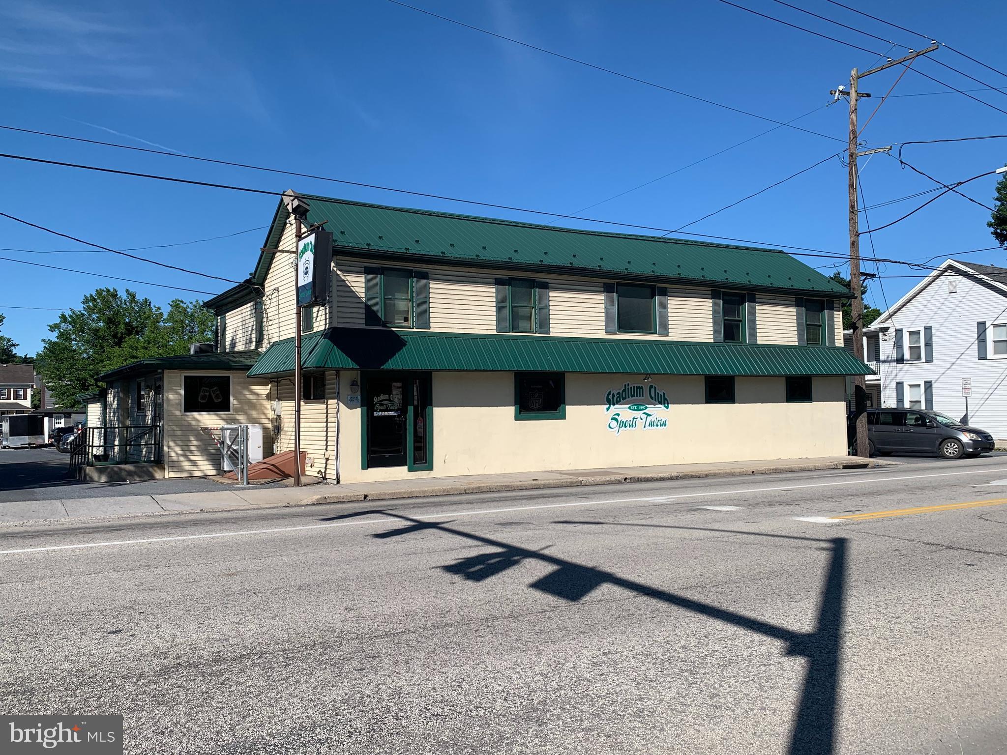 An opportunity that hasn't been available for almost 30 years! Stadium Club Sports Tavern offers both smoking and non-smoking sections, outside deck , EASY ACCESS to and plenty of parking (approximately 70 spaces on 2 lots). Approximately seating for 150 patrons. NO FINANCIALS WILL BE GIVEN UNTIL PROOF OF FINANCIAL WHEREWITHAL IS PROVIDED along with a confidentiality agreement executed. See associated docs for additional info.