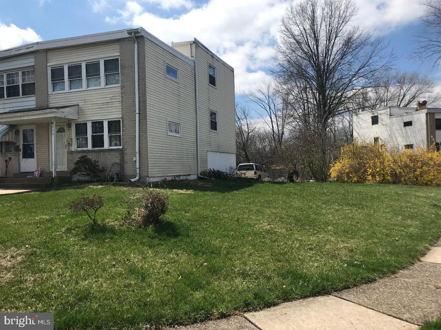 Award winning North Penn school district, end corner unit within walking distance to park.  This corner unit townhouse has so much to offer at an affordable price.  The livingroom is large and has plenty of natural light, with large coat and storage closet.  Step down to an additional room, that has a half bath for your convenience and sliding glass walk out doors to your large patio with expanded parking for 2 cars. There is also an oversized corner lot, with plenty of room to add a deck off the second level and still have tons of yard space left.  The laundry area and utility room is also on this lower level. Step up to dining room with space for a formal set, for entertaining.  Off the dining room is the kitchen with newer stainless steel oven, stainless steel range hood, solid wood cabinetry, and large newer refrigerator.  The kitchen also has an breakfast eating area. Steps up to the beautifully renovated bathroom,with custom ceramic tile in the tub area, custom designer vanity and new ceramic tile floors.  There is also a sky light in the bathroom to welcome in the natural light. The master bedroom is on this level, with a walk in closet.  The top level has two bedrooms with the exposed hardwood flooring.  This house has been lovingly cared for over the years and with a little elbow grease, you have a great house in one of the best school districts in the state.  Owners is including a home warranty with purchase.
