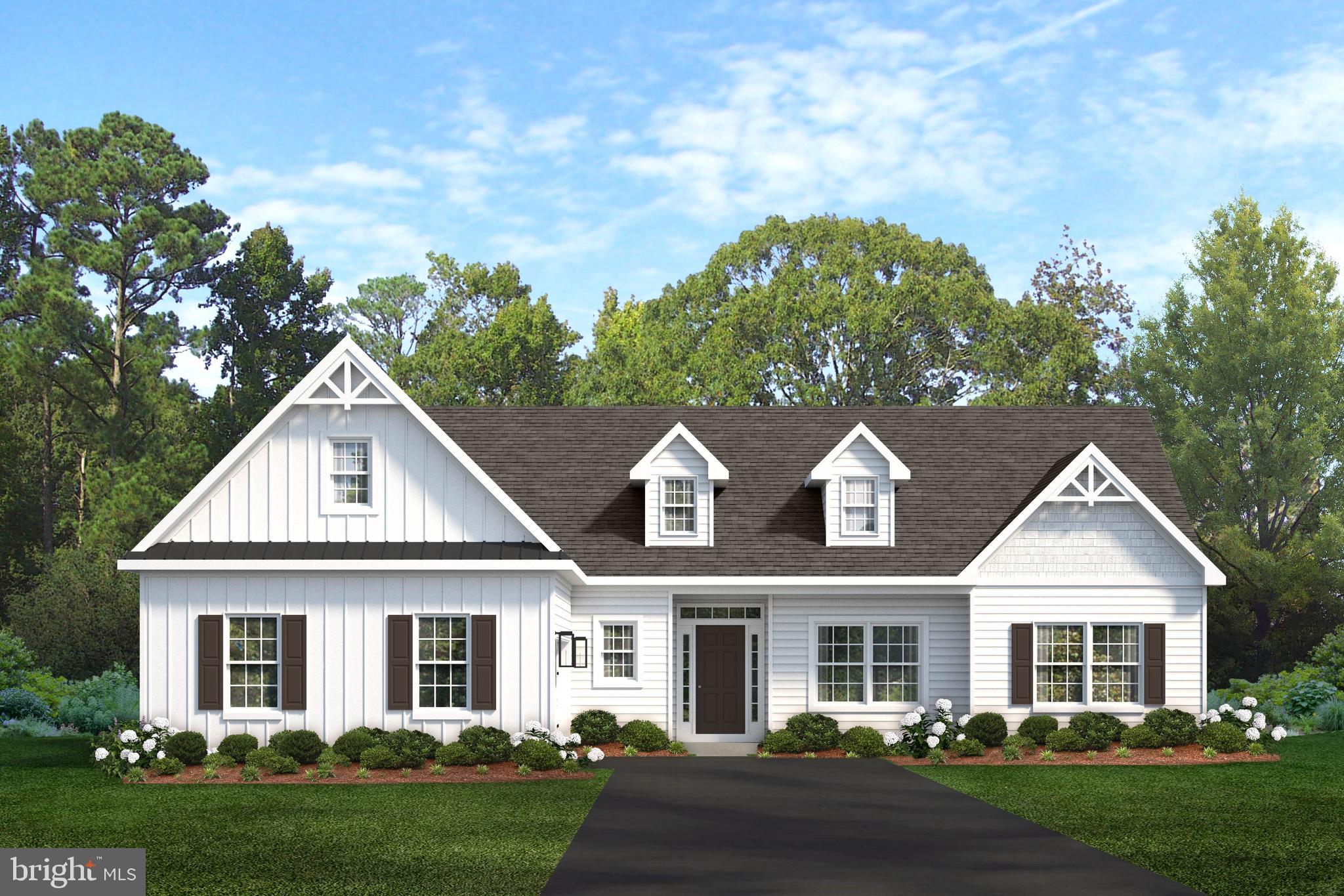 55+ COMMUNITY in Oxford, PA. This Waterford floor plan is one of 5 available to be built at The Meadows at Wicklow. 
 
Welcome to the Waterford ranch home, featuring attractive curb appeal, charming gable brackets and standard front porch. With a delicate balance of comfortable living space and creative design, this gorgeous 1980 sq. ft. one-level home is a winner.   The floor plan of the Waterford allows for an abundance of natural light with windows along the rear of the home and the option to raise your overhead height with a cathedral ceiling. Combining three bedrooms, two baths and a flex or creative space, together with charming built-ins, a spacious owner's bath and laundry room, the Waterford plan is our take on the traditional yet beautiful ranch home popular in today's market.   Note:  pictures are of similar home built in our community. Our weekly Open House; Wed, Thurs, Fri, and Sat from 12-5.  Come tour our beautiful Belfast Model home.

Directions:  Please use google maps address 2647 Baltimore Pike, Oxford, PA 19362