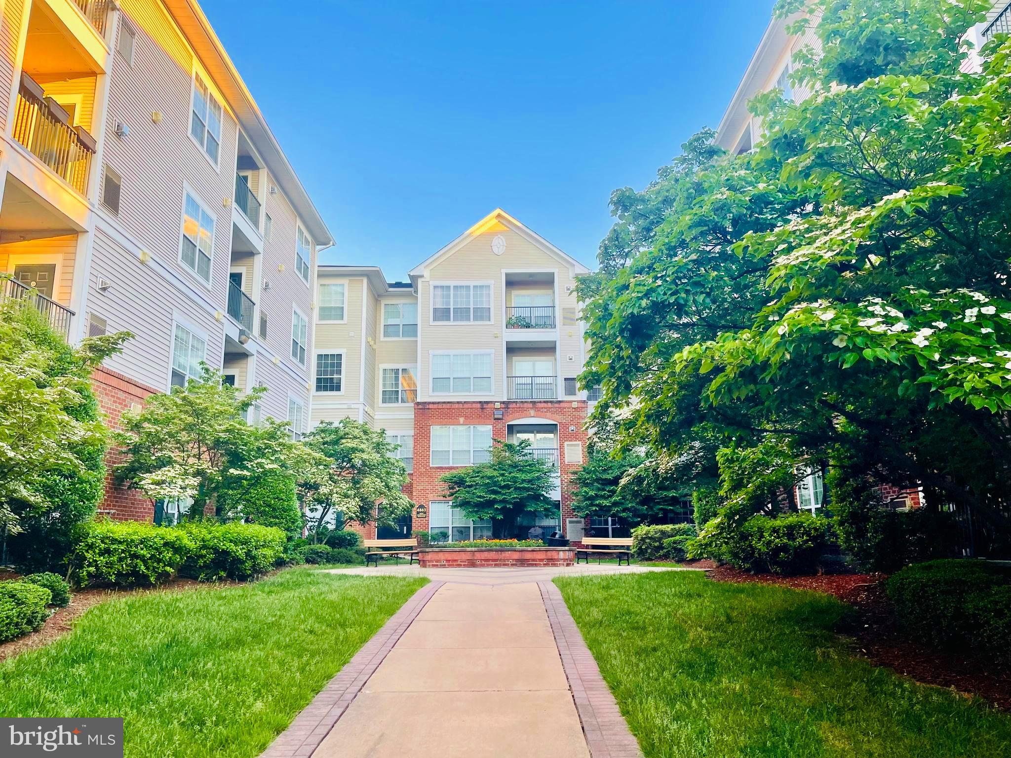 This freshly painted, move-in-ready 1-bedroom condo offers the perfect blend of comfort, convenience, and urban accessibility near the Van Dorn Metro Station in Alexandria, Virginia. The unit features a bright and inviting living space with updated finishes, neutral tones, and a functional layout ideal for both relaxing and entertaining. The kitchen flows seamlessly into the living and dining area, while the spacious bedroom offers ample closet space and natural light. Whether you're a first-time buyer, downsizer, or commuter, this condo provides a hassle-free lifestyle in a secure and well-maintained community.

Located just minutes from the Van Dorn Metro (Blue Line), this home makes commuting into D.C., the Pentagon, or Old Town Alexandria effortless. Residents enjoy quick access to I-395 and I-495, putting Northern Virginia and Washington, D.C. at your fingertips. The surrounding area is rich with amenities, including nearby parks, grocery stores, restaurants, and shopping centers like the Landmark Mall redevelopment. Outdoor enthusiasts will appreciate the nearby Holmes Run Trail, while pet owners and runners alike will enjoy the area's walkability and green space. Living here means being close to the city without sacrificing the peaceful, suburban feel that makes Alexandria so desirable.

Residents of The Exchange at Van Dorn enjoy a wealth of amenities designed for an active and social lifestyle. The clubhouse serves as a central hub, featuring a fitness center with cardio equipment, a business center, a billiards room, and a 24-hour indoor basketball court. Outdoor enthusiasts can take advantage of the swimming pool with a sundeck, walking trails, a dog park, and picnic areas equipped with grills. The community also offers a free shuttle service to the Van Dorn and Eisenhower Metro stations during weekday rush hours, enhancing commuting convenience.