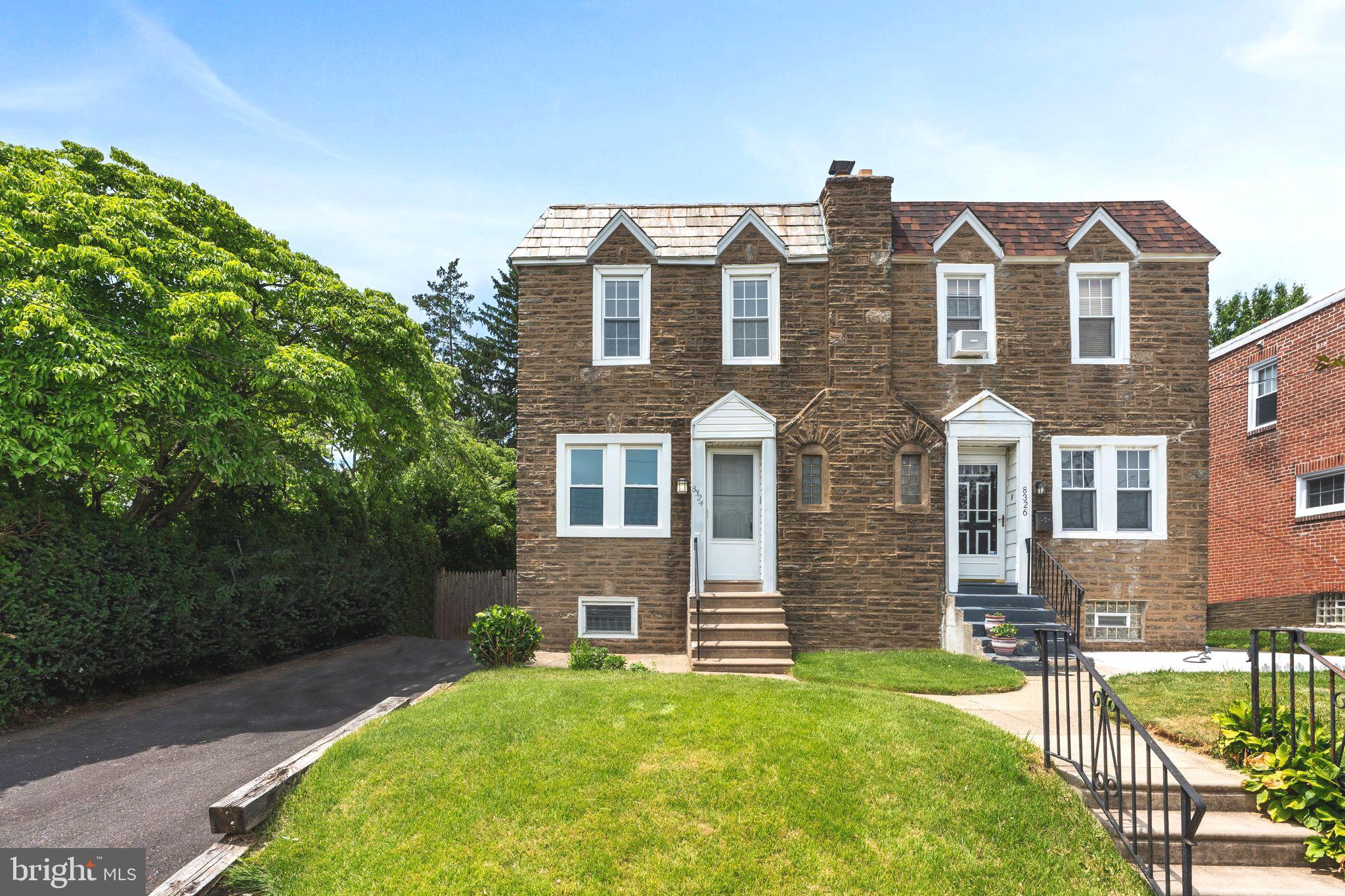 Welcome home to this classic 3-bedroom, 2-bathroom brick twin, perfectly situated on a beautiful, tree-lined block in the highly desirable Fox Chase neighborhood of Northeast Philadelphia.  Home has been virtually staged to help with visualization! This turn-key property sits proudly within the sought-after Fox Chase Elementary School catchment—a highly regarded neighborhood school known for its strong community involvement and dedicated staff.
Step inside to find an inviting main level that has been freshly painted throughout and features newly refinished, gleaming hardwood floors. The bright and airy living room flows seamlessly into the dining area and the beautifully remodeled kitchen (2017), complete with a brand-new range and microwave (2026). Upstairs, you will find three generously sized bedrooms with ample closet space and a shared full hallway bath. The added bonus of a partially finished basement awaits your finishing touches and provides the ultimate flexible layout—perfect for a cozy family room, home office, or recreational space, complete with a convenient second full bathroom.
Major mechanical updates offer complete peace of mind, featuring a brand-new natural gas boiler installed in 2025 and a durable replacement roof from 2015. Outside, the property includes a detached garage providing highly coveted off-street parking or additional storage. Located just minutes from Pennypack Park, the Fox Chase regional rail station, shopping, and local dining, this home offers the perfect blend of modern comfort and classic neighborhood convenience.