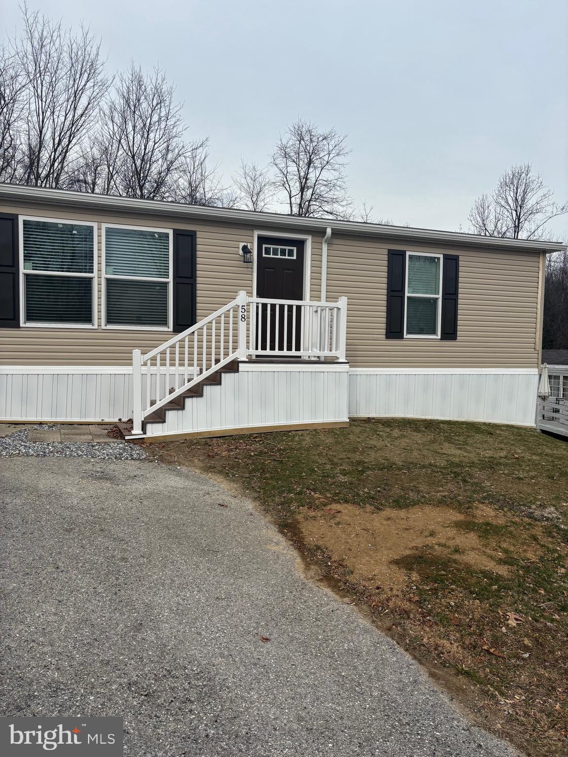 Welcome to Shalako mobile home park! This is a brand new Pine Grove 28x52, 3 bedroom, 2 bath home with beautiful stainless appliances. There is nothing you need to do except move in and enjoy the comforts of one floor living.  You will definitely feel comfortable as this home is nice and open with walk-in closets. The current lot rent is $530.00 plus water, rent includes sewer and trash.