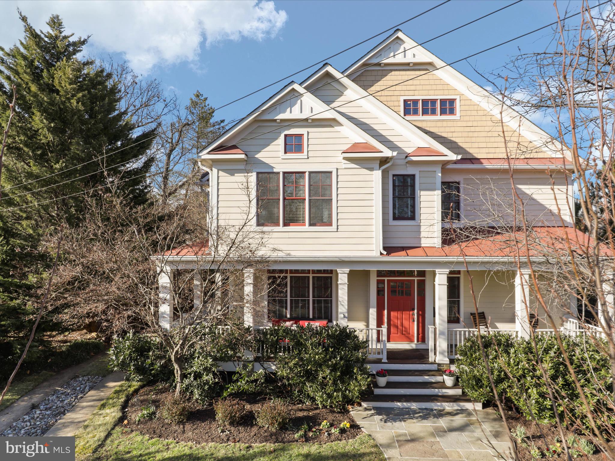 Welcome to this spacious Lyon Park craftsman with a detached garage, meticulously crafted in 2005 that exudes uncompromising charm and everyday luxury with space for everyone and everything. As you step onto the wraparound porch and through the doorway, you're greeted by a symphony of gracious living and dining rooms. Sunlight streams through the windows, dancing across the hardwood floors and illuminating the living space which includes a family room with a granite-framed fireplace that promises cozy evenings by the fire.
*****************************************************************************************************************
The floor plan seamlessly flows past the living and dining rooms, towards the back of the home, where a chef's kitchen that opens to the breakfast room and family room awaits. Maple cabinetry gleams with warmth, while the 6-burner Wolf stainless steel cooktop, Sub-zero refrigerator, deep main sink, large pantry and striking granite countertops invite culinary creations. Two sets of French doors open onto the deck overlooking the tranquil backyard, perfect for outdoor recreation and alfresco dining under the stars. Also on the main floor is a living room, office that can be used as a bedroom, a full bath and a mudroom.  
*****************************************************************************************************************
Upstairs, your primary suite with a gas fireplace in the bedroom is a sanctuary with coffered ceilings add a touch of grandeur, while two walk-in closets with custom built-in storage ensure effortless organization. Unwind in the spa-like ensuite bath, complete with a double vanity, a soaking tub and spacious rainfall shower. Step out onto your private balcony and breathe in the fresh air, your own oasis amidst this suburban neighborhood. There is a second bedroom with its own bathroom and two additional bedrooms that share a Jack and Jill bath. Also on this level is the laundry room.
****************************************************************************************************************
The top level features a converted attic with a large rec room, bonus room and full bath. The mostly finished basement features a recreation room, a screened in patio, another bedroom, full bath and plenty of storage. 
**************************************************************************************************************
This desirable, tree-lined neighborhood with sidewalks dedicated to residential spaces with dining and recreation options nearby is ideally located only (?) miles from Washington, D.C. and ( ?) from Tyson’s near the shops, restaurants and Metro Stations of both Courthouse and Clarendon, it's the perfect place to call home.
*****************************************************************************************************************
Don't just read about it, experience it. This inviting home won't be on the market for long-these motivated sellers are ready to move on to their next wonderful adventure!!
