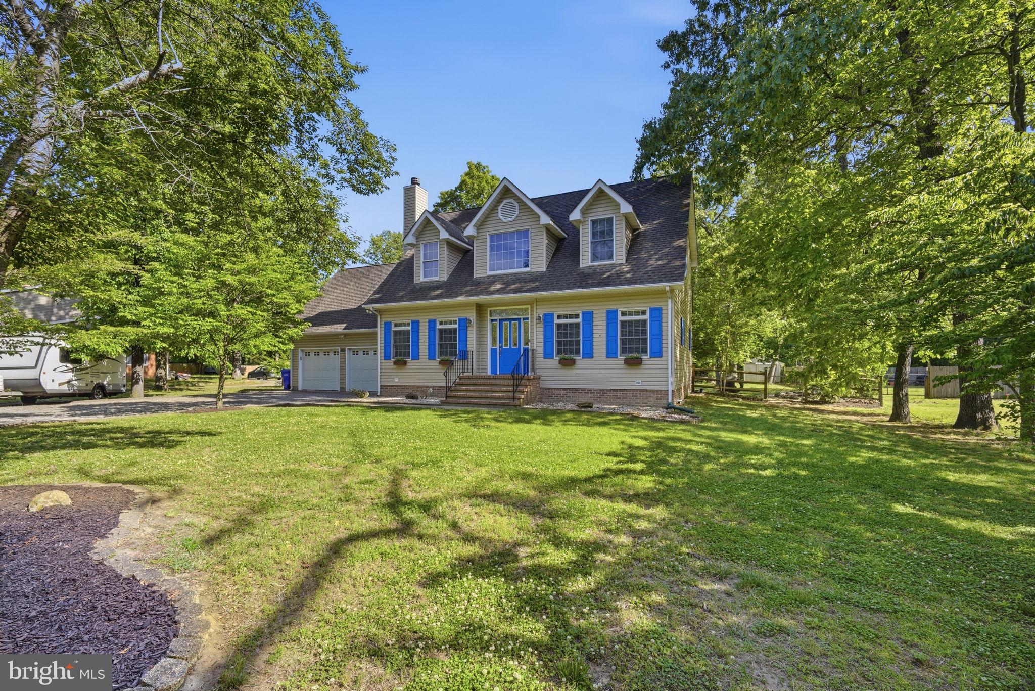 From the moment you arrive, this charming Cape Cod feels like home. Built in 2002  with 2x6 construction and beautifully updated in 2021, it offers the perfect mix of comfortable living and thoughtful upgrades.
Inside, you’ll find 4 spacious bedrooms and 3.5 baths, 9' ceilings, along with a warm, welcoming interior featuring hardwood floors, recessed lighting, and touches of stained glass that add just the right amount of character. The kitchen truly is the heart of the home, with upgraded countertops, stainless steel appliances, and a center island that’s perfect for everything from quick breakfasts to gathering with friends and family.
The living room invites you to slow down and relax, centered around a beautiful marble fireplace that makes chilly evenings feel extra cozy. You’ll also appreciate the convenience of main-level laundry, plus an additional hookup in the basement.
Downstairs, the partially finished basement creates a fun and flexible space to enjoy—complete with a home theater, a fully stocked bar with seating, a full bathroom, and plenty of room left for storage.
Set on 0.65 acres and backing to trees, the outdoor space offers a peaceful, private setting. Whether you're enjoying your morning coffee on the deck or winding down at the end of the day, it’s easy to feel at home here. The outbuilding and shed provide plenty of extra space for hobbies, tools, or storage.
With an attached garage and plenty of driveway parking, this home checks all the boxes for comfort, space, and everyday ease. Seller's home warranty is good through September and is transferrable.
If you’ve been looking for a home that feels inviting the moment you walk in, you won’t want to miss this one.