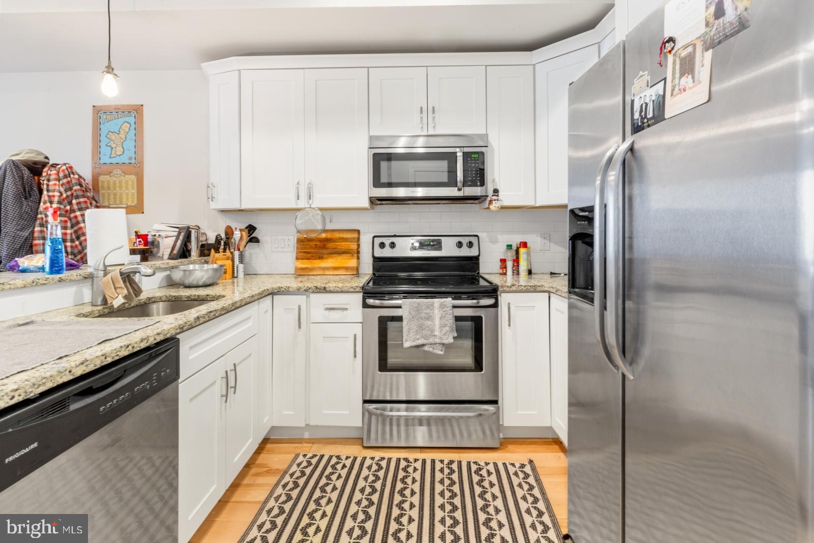 Available Early June:

2426 Frankford Ave #2 is a beautiful 1 bedroom, 1 bathroom second floor unit in the coveted Fishtown area. Enter into the middle of unit and be greeted by the kitchen with u-shape workflow. Sleek marble counters and white cabinets await. Stainless steel appliances include dishwasher, refrigerator, stove/oven, and microwave. Nice counter bar seating is in the kitchen as well. The spacious living/dining area are at the back of the apartment with large storage closet. In-unit washer/dryer area in hall with extra storage space for added convenience. The bathroom is accessible from the hall and also from the bedroom. Nice closet space when you enter the bedroom. The bedroom is spacious, and there is plenty of room for king bed, desk and dresser. Schedule your showing today!

Lease Terms:

Generally, 1st month, 12th month, and 1 month security deposit due at, or prior to, lease signing. Other terms may be required by Landlord. $55 application fee per applicant. Pets are conditional on owner's approval and may require an additional fee, if accepted. (Generally, $500/dog and $250/cat). Tenants responsible for: electricity, cable/internet, and a $35/month flat water fee. Landlord Requirements: Applicants to make 3x the monthly rent in verifiable net income, credit history to be considered (i.e. no active collections), no evictions within the past 4 years, and must have a verifiable rental history with on-time rental payments. Exceptions to this criteria may exist under the law and will be considered.
