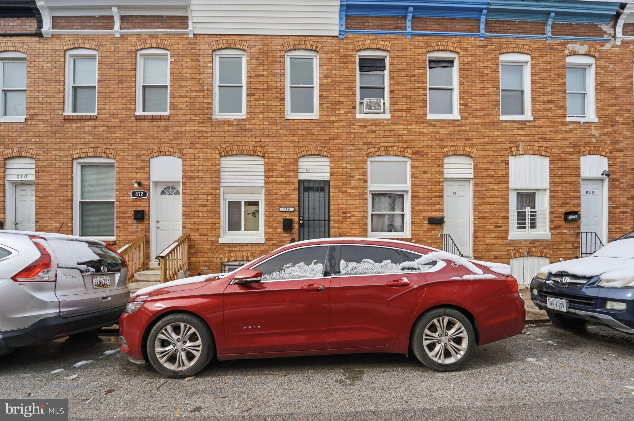 *SELLER IS HIGHLY MOTIVATED*

Welcome to this beautifully renovated 1920 townhome located at 814 N. Curley Street in Baltimore. Offering 1,100 square feet of thoughtfully updated living space, this residence features two bedrooms, a versatile den, and one full bathroom. The interior balances historic charm with modern reliability, highlighted by recently updated windows and a new rubber roof installed in 2024. The kitchen is equipped with recent upgrades, including a 2024 refrigerator and a new 2025 gas stove. The partially finished basement provides additional flexible space to suit your needs. Situated in a highly convenient city location, this home offers excellent proximity to the expansive green spaces of Patterson Park and the world-class medical facilities at Johns Hopkins Hospital. With an in-home washer and dryer included, this property is fully prepared to welcome its next owner.