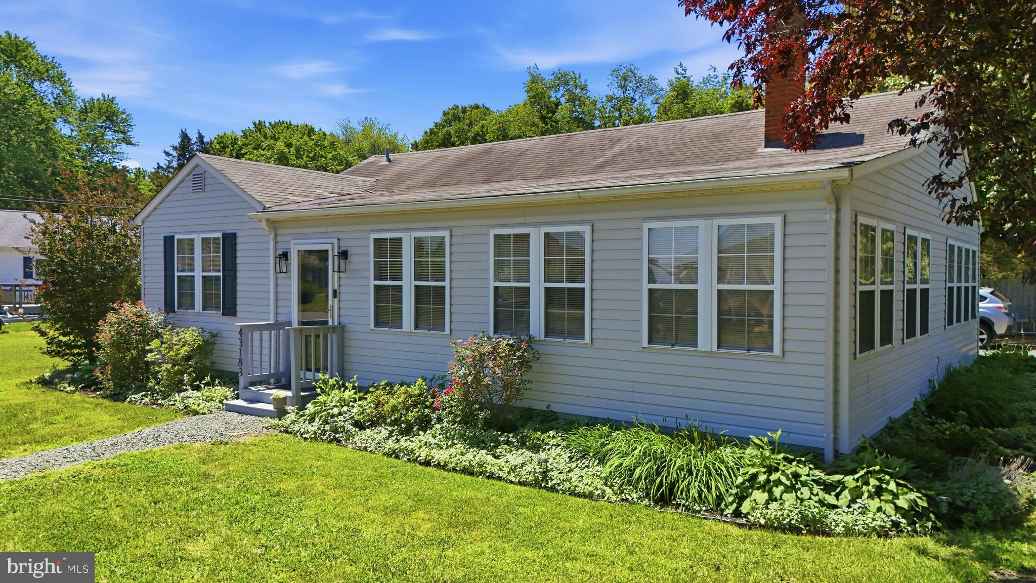Charming 2-bedroom, 1-bath rambler in a fantastic walkable neighborhood! This well-maintained home welcomes you with a large, bright foyer and offers beautiful water views from the forward-facing bedroom. Filled with natural light, the layout flows nicely into the dining room featuring a sliding glass door that walks out to the backyard.
Enjoy a spacious driveway, fully fenced yard, and easy-care landscaping with two storage sheds. Community amenities are a major highlight — relax at the inground pool (fenced and a swingset for kids), use the pool house with restrooms, and take advantage of the community beach and boat ramp, all within walking distance. Low HOA dues make this an exceptional value!
Perfect starter home or downsizer with water views and easy living.