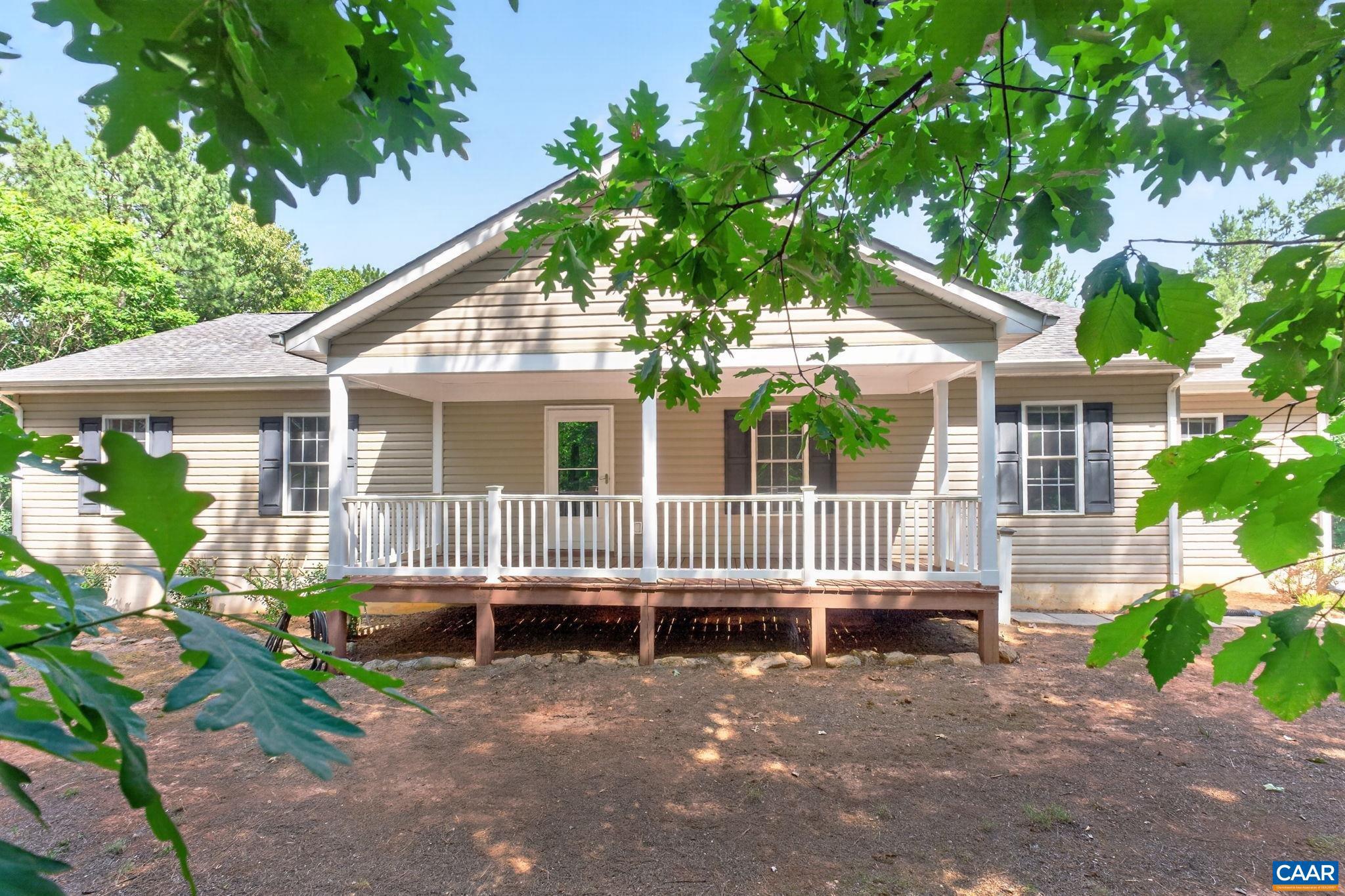 Enjoy the perfect blend of peaceful country living and modern convenience at **38 Butler Lane**! Situated on **3 private acres with no HOA**, this move-in ready **3-bedroom, 2-bath ranch** features fresh paint, new flooring throughout, and an oversized attached garage. The spacious kitchen offers two pantries, while the full **1,320 sq. ft. walkout basement**, already plumbed for a full bath, provides endless potential for additional living space, a home office, recreation room, or guest suite. Recent updates include a **new HVAC and water heater (2025)**. Conveniently located just a short drive from **Charlottesville**, this home offers the privacy of country living with easy access to shopping, dining, and healthcare. Don't miss this opportunity for one-level living with room to grow!,Formica Counter,Wood Cabinets,Fireplace in Living Room