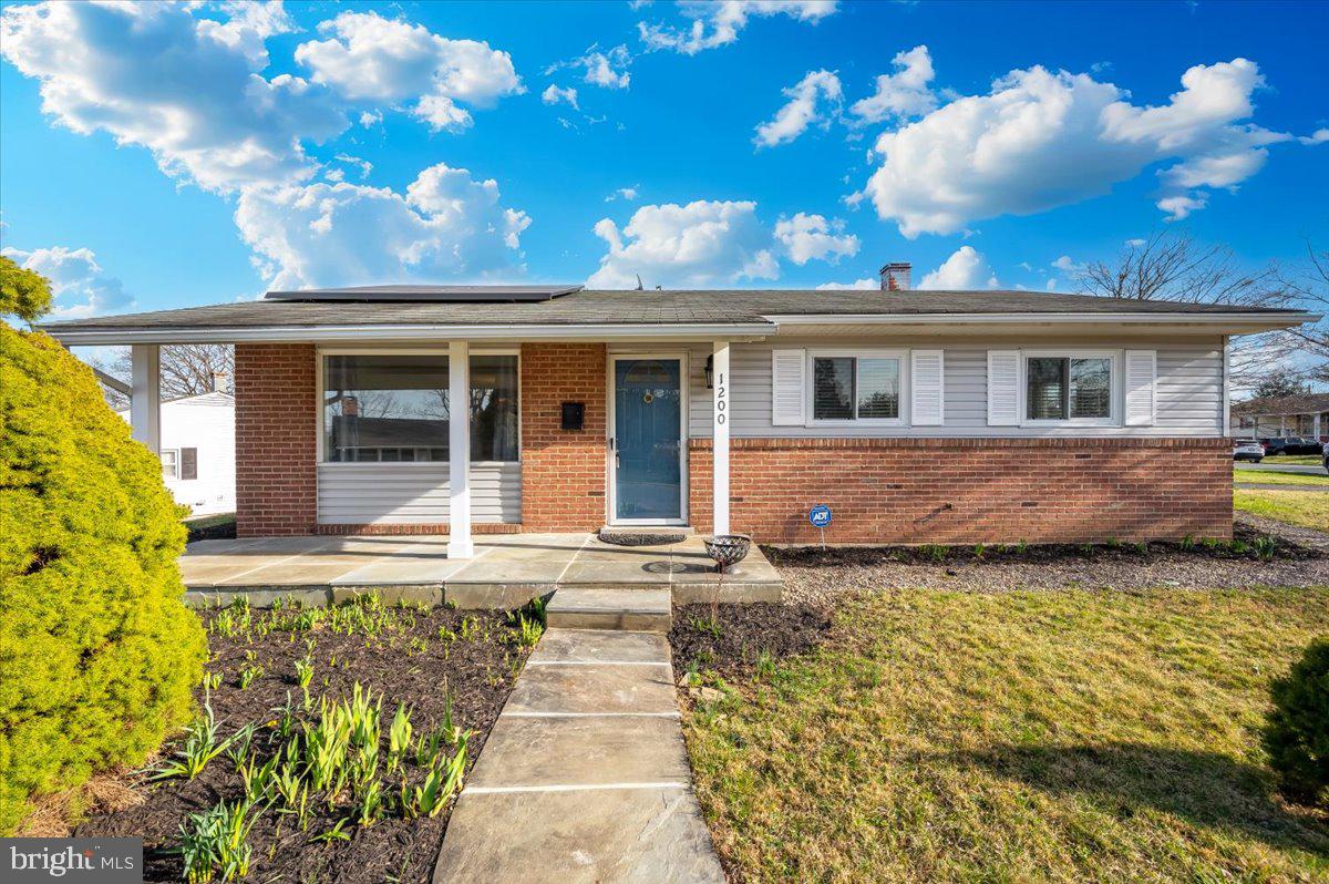 New Price! Looking for an affordable, move-in-ready home? This charming 2-bedroom, one-level Rancher was thoughtfully renovated 7 years ago and recently updated with fresh paint, new carpeting, and new luxury vinyl flooring. The bright kitchen features white cabinetry and a white backsplash that brings the space together beautifully. Spacious living and dining areas are complemented by a brightly lit enclosed sunroom that offers flexible space for everyday living. Whether you envision a quiet spot to read, an area for light exercise, or a comfortable work-from-home setup, this room adapts to your needs. A nearby dedicated laundry room adds everyday convenience. Step outside to the fully fenced backyard offering plenty of room for entertaining, gardening, pets, or play, and includes a storage shed for added functionality. Enjoy the low energy cost benefits of the already installed solar panels, helping to reduce monthly utility expenses and improve overall efficiency. One year AHS Shield Complete Home Warranty provides peace of mind. Ideally located just minutes from restaurants, shopping, urgent care, and major commuter routes. You are also a short drive to the heart of downtown Frederick, where local events, dining, and historic charm come together.  Frederick City and Frederick County grant funds are available for qualifying buyers. Schedule your showing today before someone else gets to call this gem home.