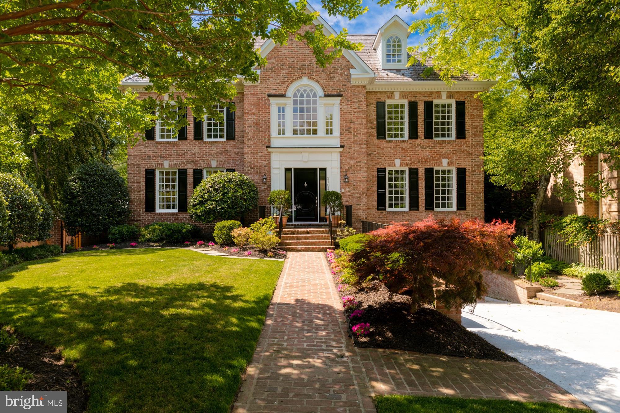 Stunning 9,000 plus square foot residence on a cul de sac!  Gracious circular flow floor plan with spacious rooms and abundant natural light.  Seven bedrooms, seven and one-half baths, gourmet kitchen with 6-burner Thermador range, side by side SubZero frig, dual dishwashers and waterfall island.  Family room with fireplace, private library.  Owner's suite with his and hers baths, third level in-law/au pair suite, massive lower level recreation area with ensuite bedroom, pool bath and wet bar.  Double decks, secluded rear garden with pool and mature plantings. Tesla charger-ready garage.   By Appointment.