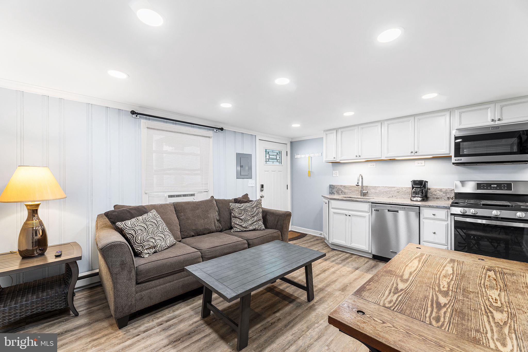 $WOW WHAT A PRICE for OCEANBLOCK! $$ Just across from Ocean City Convention Center! EARN when you purchase with easy and new rentals for 2026 season!   Bring Your Offers!    1 bedroom has been  completely updated and ready to rent!  These do really well in summer and for events!!!  What an Adorable & Spacious 1 bedroom -Lower Level access for easy unloading!  Modern, Clean &  Fully Furnished, Low Condo fees, Walk to SO MANY ATTRACTIONS!  
Have your early morning stroll on the beach,  or wine down time on your Huge  Porch with Summer Sea Breezes!  Not only are you Ocean Block but it is conveniently located  across the street from the Convention Center,  which is now a fulltime destination with so many Spectacular New Shows appearing Year Round!  Great Investment opportunity for Short Term Rentals or Long-time residents can enjoy the Turn Key Move in and Local Conveniences, 10 blocks away from route 90 Access!  Don't Miss this Great Value!