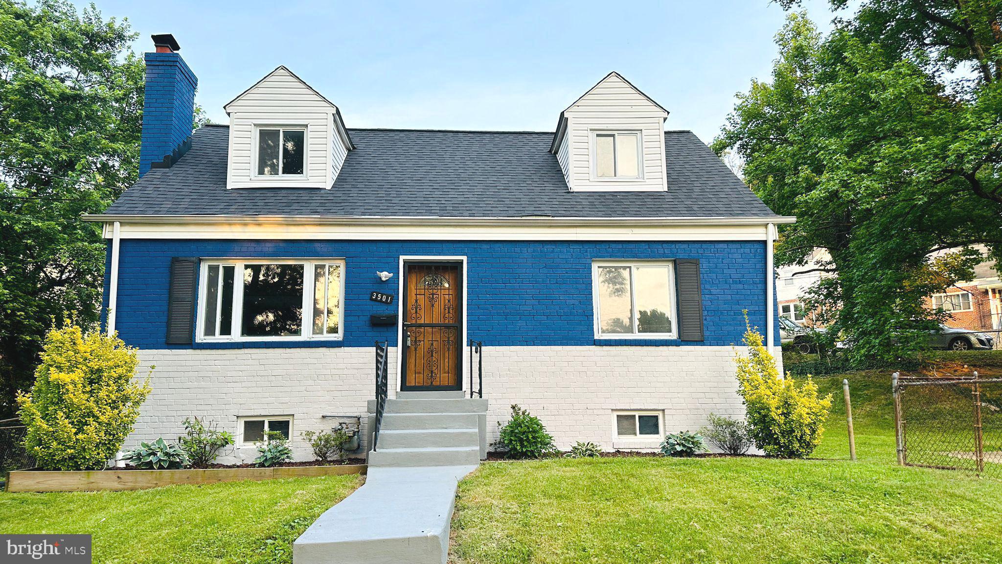 Don’t miss this charming, updated and perfect FULLY RENOVATED 5 Bedroom 3 FullBath Single Family House! Step into gleaming luxury vinyl floors, fresh paint and abundant natural lights throughout. Several upgrades – Several recessed lights, Premium Calacatta Quartz Countertops, Luxury Bathrooms with NEW Vanities, NEW Stainless Steel Appliances, NEW Washer/Dryer. Replaced old windows with new ones where needed, improving energy efficiency and aesthetic appeal. Installed NEW kitchen cabinets and handles, enhanced with a lot of ventilation, hanging lights, and high-raised breakfast, dining and bar countertops. Host the perfect summer BBQ in the rear yard with bonus storage shed. 2-car driveway plus ample street parking. Ideally located near multiple parks with tot lots, basketball court, soccer field and walking trails. Just minutes to countless dining and shopping options and Metro stations. Won't last long!!! Seller will provide 1 year Home Warranty for ASIS offer.
