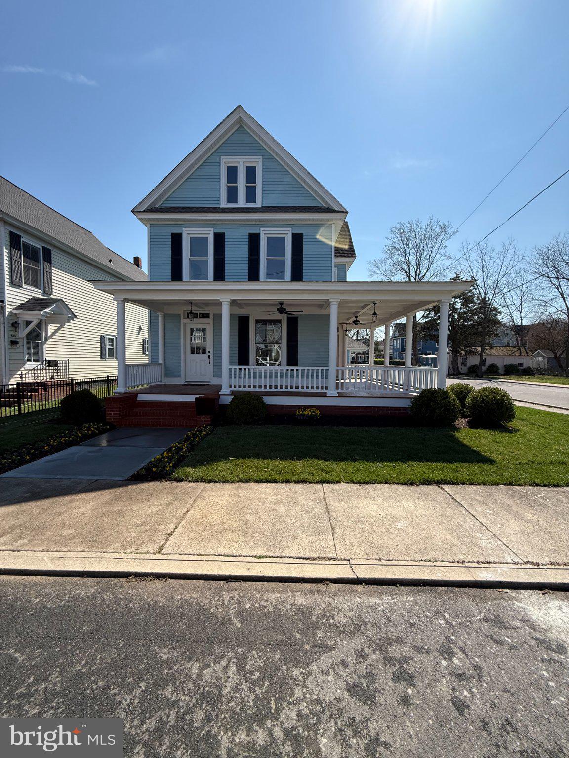 Experience elevated coastal living in this beautiful fully renovated two story home in Cambridge Marylands’ historic district. This home features 3 spacious bedrooms and 3 full bathrooms, includes a detached 1 bedroom, 1 bath Accessory Dwelling Unit complete with its own kitchenette, perfect for guests, extended family, or rental income potential.

This property offers stunning river views and a grand wrap-around porch ideal for relaxing evenings or entertaining while enjoying the coastal breeze. Inside, the home has undergone a complete 360 degree transformation with thoughtful, modern updates throughout. Abundant windows fill the home with natural light, creating a bright and airy atmosphere that enhances every living space.

The new kitchen showcases new stainless steel appliances, Shaker Cabinetry, quartz countertops and stylish finishes. Every detail has been upgraded to provide comfort, functionality, and contemporary appeal, making this property truly move in ready.

Opportunities like this do not come around often. Schedule your private tour today and experience this exceptional coastal property for yourself.