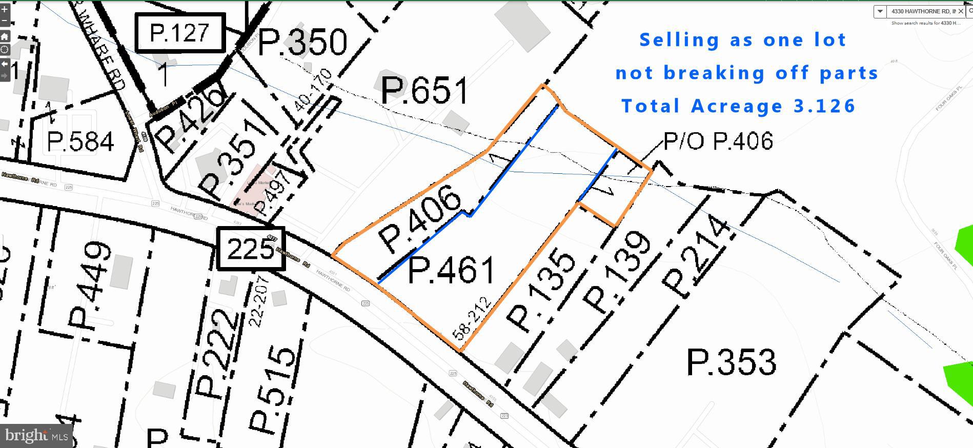 Property must be purchased with adjoining properties owned by Seller Total List Price $199,000.  Total Acreage 3.126.  Tax Id's: 0907015933, 0907020481, and 0907084811.  There is a billboard lease on the property and a utility right of way see plat in documents.  CN Neighborhood Commercial Zone. This zone provides limited retail and commercial services which satisfy those basic daily consumer needs of residential neighborhoods. Standards are established to minimize impact on residential zones by providing for similar building massing and low concentration of vehicular traffic. || Possible uses for the property:

Farm and craft markets, flea markets || Open-air product markets || Single-family detached: Primary residence with accessory apartment and Single-room-occupancy units || Multifamily: Commercial apartment || Homes emphasizing special services, treatment, or supervision, and residential elderly care homes: With between 9 and 16 people, Day-care center, day nursery (between nine and 30 care recipients) || Church || Institutional residence or care or confinement facilities: Nursing care, intermediate care, handicapped, infirm, and child care institutions || Public utilities (including towers and related structures): Towers more than 50 feet tall || All operations conducted entirely within fully enclosed building: Professional offices (examples are attorneys, architects, engineers, insurance and stock brokers, travel agents, government office buildings, etc.), Dry cleaning/laundry and laundromats, Office or clinics of physicians, dentists, and chiropractors, Nursery schools and daycare centers with more than 30 children || || Video of the property available.