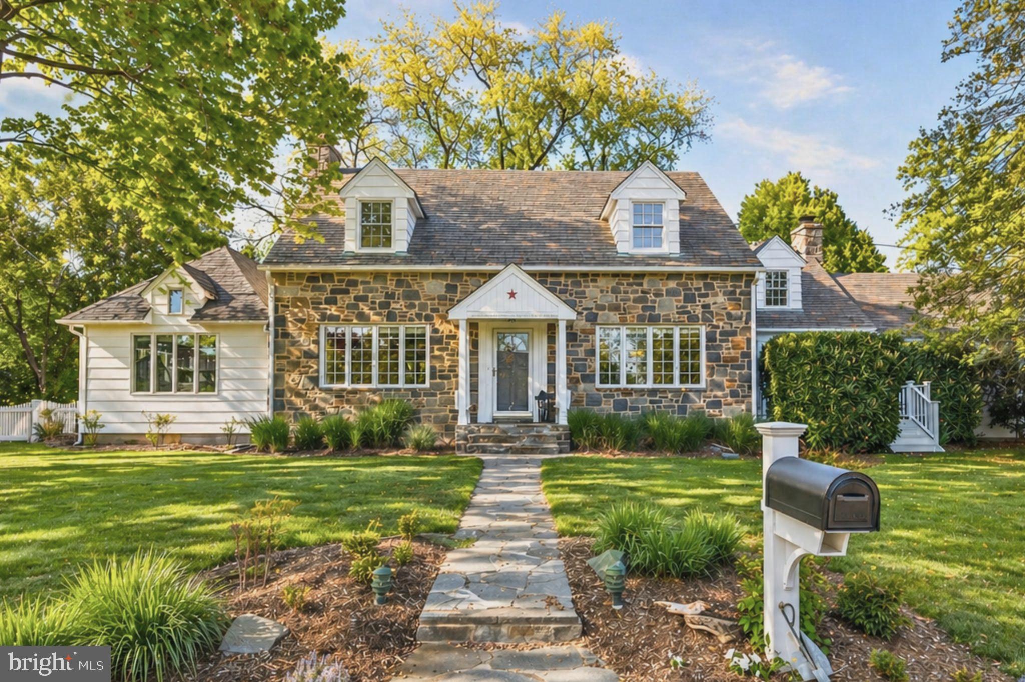 Classic Cape Cod charm. Coastal soul. Completely reimagined.

Fieldstone facade. Half-acre flat yard. One block to the Severn River marina.

1948 Cape Cod in sought-after Pendennis Mount blending original character with thoughtful updates throughout. Slate roof, cobblestone paver drive, and blooming azaleas set the tone from the start.

The living room welcomes you with hardwood floors, a stone wood-burning fireplace, and access to the back deck. White barn doors open to a sun-filled vaulted room with three walls of windows. Renovated full bath on the main level.

Formal dining flows into the updated kitchen featuring granite countertops, glass-front white cabinetry, and a gas island with bar seating. Open to both the breakfast room and the game room. The game room stands out with warm knotty pine walls, a gas stone fireplace, pool table, front porch access, and direct connection to the backyard.

Upstairs, the primary suite offers multiple closets and a beautifully remodeled bath with jetted soaking tub, frameless glass shower, and walk-in closet with laundry, plus additional attic access. Three more spacious bedrooms and a renovated hall bath with skylight complete the upper level.

Lower level offers 1,488 sq ft of unfinished space currently used as a home gym, with workshop area, built-in cabinetry, and extensive storage including crawl spaces with concrete flooring. Walk-up stairs provide direct access to the backyard deck, adding convenience and flexibility, while the open layout leaves plenty of room for future finishing or continued use as-is.

Set on a flat, half-acre fenced corner lot with deck, putting green, frisbee golf course, potting shed, and mature landscaping. 

Two-car rear-entry garage. Just one block to the private Severn River marina with boat slips, kayak storage, sandy beach, and views of the Naval Academy and downtown Annapolis. Broadneck schools.

OFFER   DEADLINE Saturday 5/2 @ 6pm
