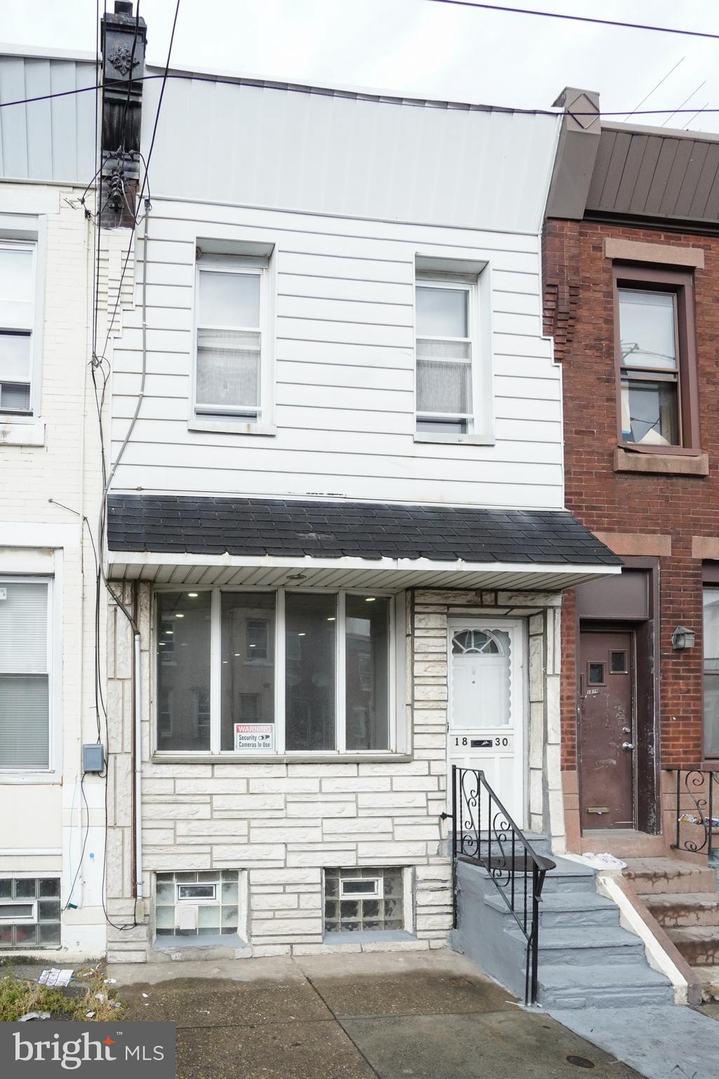 Make your appointment today to see this nice sized  straight thru row. Features large living room, formal dining room with ceiling fan, updated kitchen which exits to rear yard, full clean unfinished basement with laundry area, three nice sized bedrooms and full bathroom on second level.