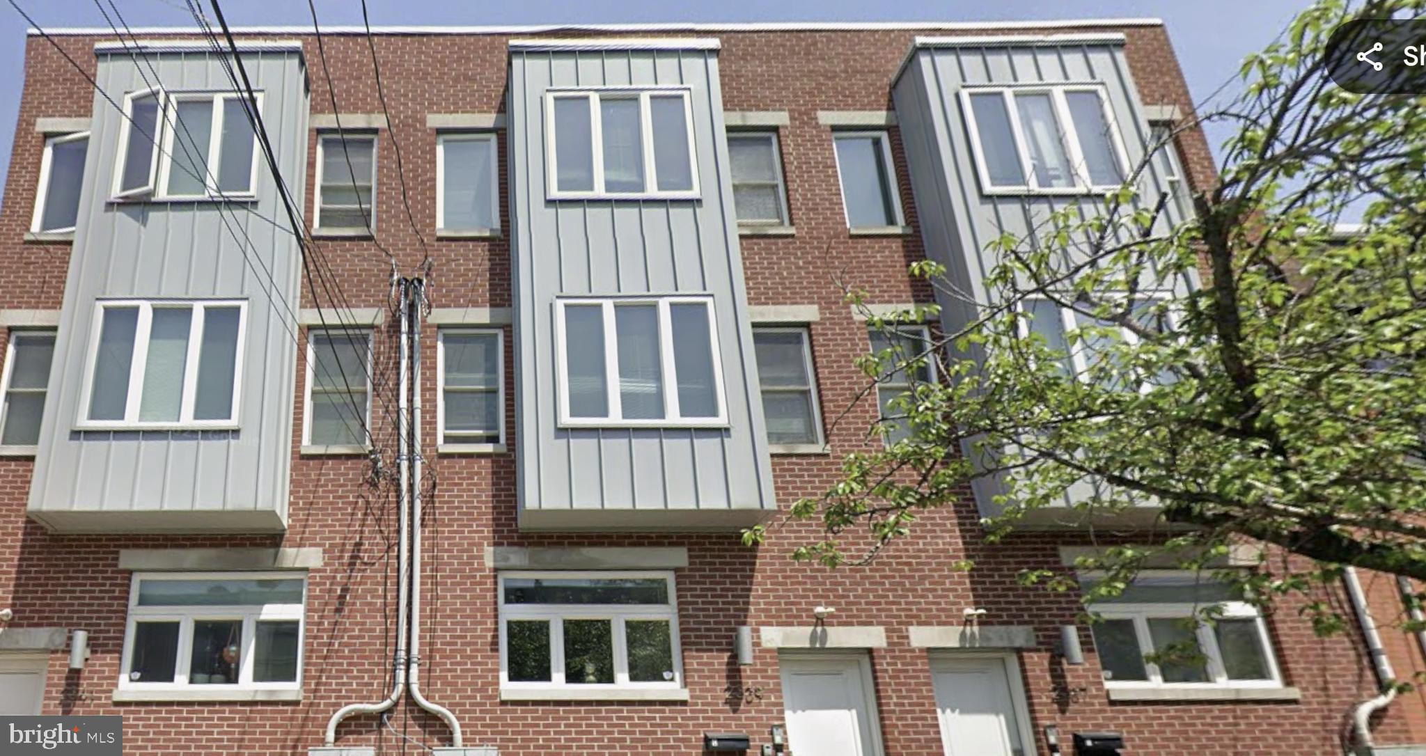 Welcome to 2339 W Thompson St. This beautifully-designed apartment building presents a tremendous opportunity for multifamily real estate investment in the Art Museum district, Philadelphia. One bi level three bedroom and 2 baths apartment with access to a private backyard, A two bedroom apartment on the 2nd floor and a two bedroom apartment with two baths on the third floor —fully leased and occupied with spacious layouts commanding impressive rents. This property was fully renovated in 2018 with High end finishes and all desired amenities.

The property grosses $5,150 each month and the tenants also cover all utilities (water, and electric). Situated in the up and coming Brewerytown neighborhood, Occupied by young professional.