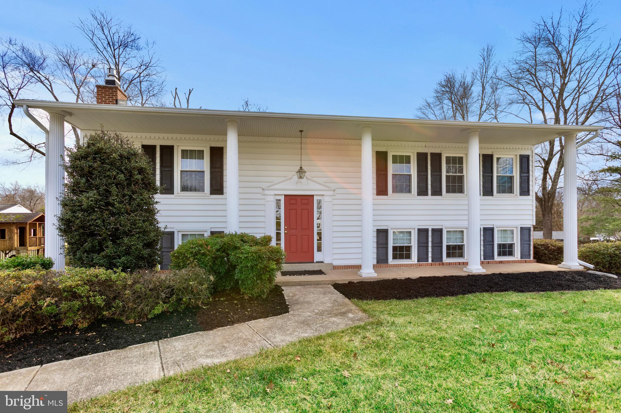 Meticulously maintained split foyer in sought after Chalet Woods. Walk in to a large updated kitchen with SS appliances and granite countertops. Carpet on the main level which has been kept like new. Large master bedroom. Pristine primary bathroom with walk in shower. The lower level has large rec room that leads into a oversized addition.  Bedroom in the basement with full bathroom.The outside has a wonderful flat lot, large deck, great for entertaininig. The home sits on a quiet cul de sac and is close to Deer Park Elementary.