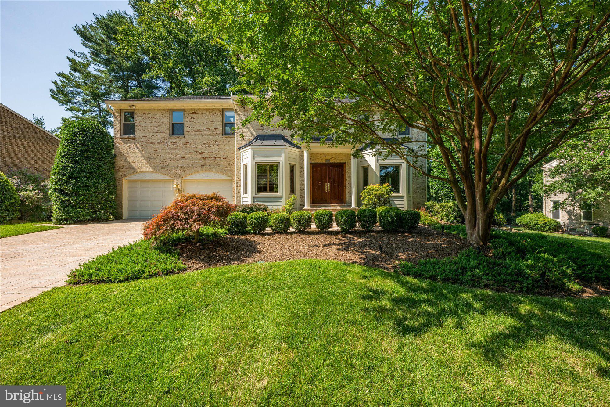 Welcome to 6 Le Havre Court, a unique brick colonial ideally situated in the desirable Lake Normandy Estates community of Potomac, Maryland. Boasting six bedrooms, four-and-a-half bathrooms, and 5,100 square feet of finished living space over three levels, this residence showcases a spectacular great room addition and sits on a beautifully landscaped lot. Step inside to gleaming marble flooring, and a soaring two-story foyer, that sets an inviting tone. At the heart of the residence, the kitchen offers abundant cabinetry, granite countertops, and stainless steel appliances. A sunlit breakfast nook, encircled by windows with views of the backyard, creates the perfect casual dining space, while sliding glass doors open to the deck for seamless indoor-outdoor entertaining.The great room addition is a true showstopper, offering expansive living space that is fully heated and air conditioned, highlighted by vaulted ceilings, recessed lighting, and sweeping views of the backyard. The family room features a striking stone-surround gas fireplace, custom built-ins, and direct access to the deck. Perfect for entertaining, the dining room with elegant dental crown and chair rail moldings easily accommodates larger gatherings and flows seamlessly into the light-filled living room, centered around a classic wood-burning fireplace and polished hardwood floors. A handsome front office with paneled walls, built-in shelving, and hardwood flooring provides the perfect setting for work or study. Completing the main level is a powder room and a convenient mudroom that includes the washer and dryer as well as additional pantry space. An adjoining garage is outfitted with a custom Gladiator storage system to maximize organization. The upper level showcases a rare and highly desirable floor plan with five bedrooms and three full bathrooms. The primary suite is a true oasis offering a spacious bedroom enhanced with custom cabinetry, dual walk-in closets, and a luxurious bathroom featuring dual vanities and an over-sized walk-in shower. Four additional bedrooms complete this level—two sharing a well-appointed hall bathroom with a walk-in shower, and the other two connected by a Jack-and-Jill bathroom with a shower/tub combination.
 The finished lower level expands the home’s living space with a generous recreation room with an additional fireplace, and direct walk-out access to the backyard. A bonus bedroom and a renovated full bathroom featuring a steam shower make this level exceptionally versatile for guests, fitness, or work-from-home needs. Outside, the property offers a flat yard and a sport court with basketball hoop, all wonderfully manicured. Perfectly located just minutes from the Cabin John Shopping Center, Pike & Rose, and with easy access to I-270 and I-495, this home combines convenience with comfort. Don’t miss the chance to call this special Potomac residence your own.