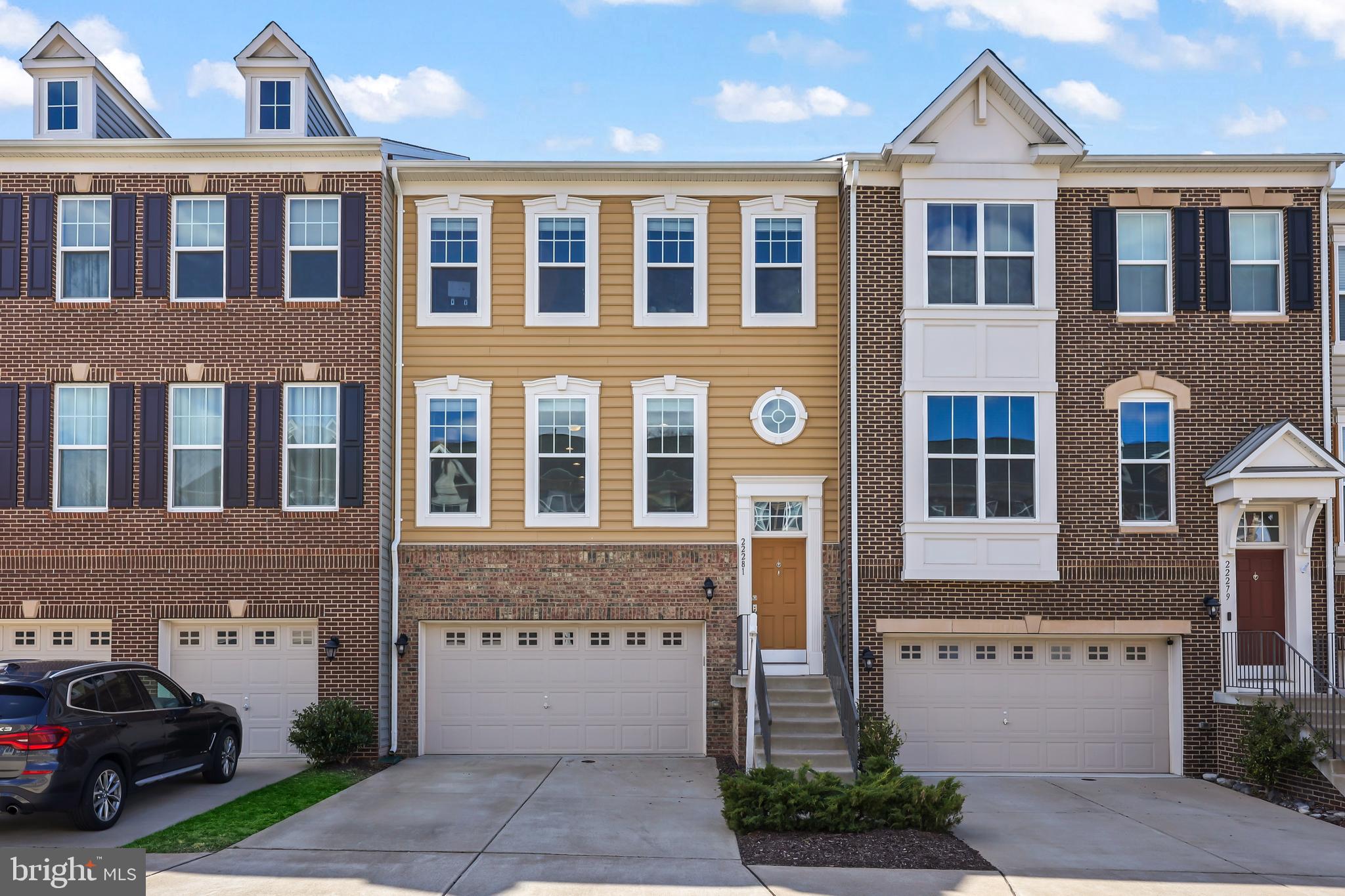 OPEN SATURDAY 4/5 from 12-2 pm! 
Welcome home! Beautiful, EAST facing move in ready townhouse is located in desirable Belmont Run community. With nearly 2400 square feet of living space and 2 car garage, this home offers a spacious, open floor plan with an abundance of natural light. The gourmet kitchen is a chef’s dream, boasting white soft-close cabinets, a large center island, souble oven, Stainless Steel appliances, custom backsplash, and upgraded lighting throughout—perfect for entertaining or enjoying everyday meals. Gorgeous hardwood flooring on the main level, as well as spacious family room and dining space.
Upstairs, you'll find three spacious bedrooms, including a large primary suite with a walk-in closet and luxury en-suite bath. The lower level offers a bonus room, ideal for a home office, den, or family room, plus a walk-out to the backyard and a rough-in for an additional bathroom.
Enjoy relaxing or entertaining from your back deck, with scenic views. 
Prime location! Just minutes from Brambleton Town Center, where you’ll find an array of restaurants, shops, and entertainment. Only 2 miles from Ashburn Metro with a direct commuter bus. Convenient access to Dulles International Airport and commuter roads. Enjoy  nearby Beaverdam Reservoir hiking trails, W&OD bike trail, and the brand-new Hal & Berni Hanson Regional Park.
Don’t miss this opportunity to own a stylish, well-maintained townhome in one of Loudoun County’s most desirable communities!