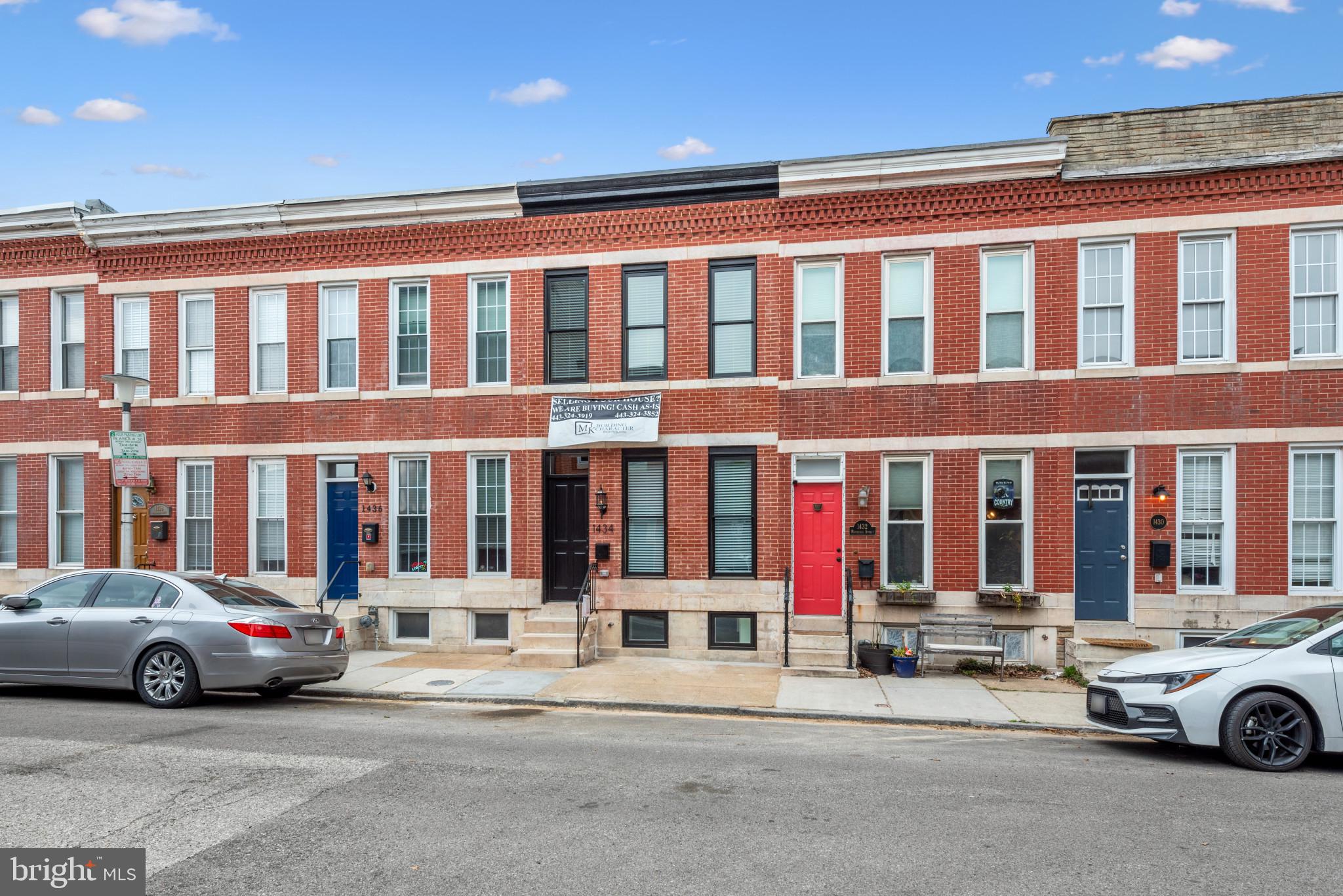 GLISTENING BRAND SPANKING NEW RENOVATION READY FOR IMMEDIATE MOVE IN!!  COME SEE PRIME FEDERAL HILL LOCATION WITH LARGE BEDROOMS THROUGHOUT.  PERFECT FOR ROOMMATES WITH THREE FULL BATHS.  ROOF DECK GIVES GLORIOUS VIEWS OF THE CITY' SKYLINE & STADIUMS.  KITCHEN IS STUNNING WITH AMPLE CABINETRY AND COUNTERTOPS.  PRIVATE PARKING PAD IN THE REAR!  ALL MECHANICALS, APPLIANCES, EVERYTHING- ALL BRAND NEW- NEVER USED BEFORE.  COME RENT TODAY!
