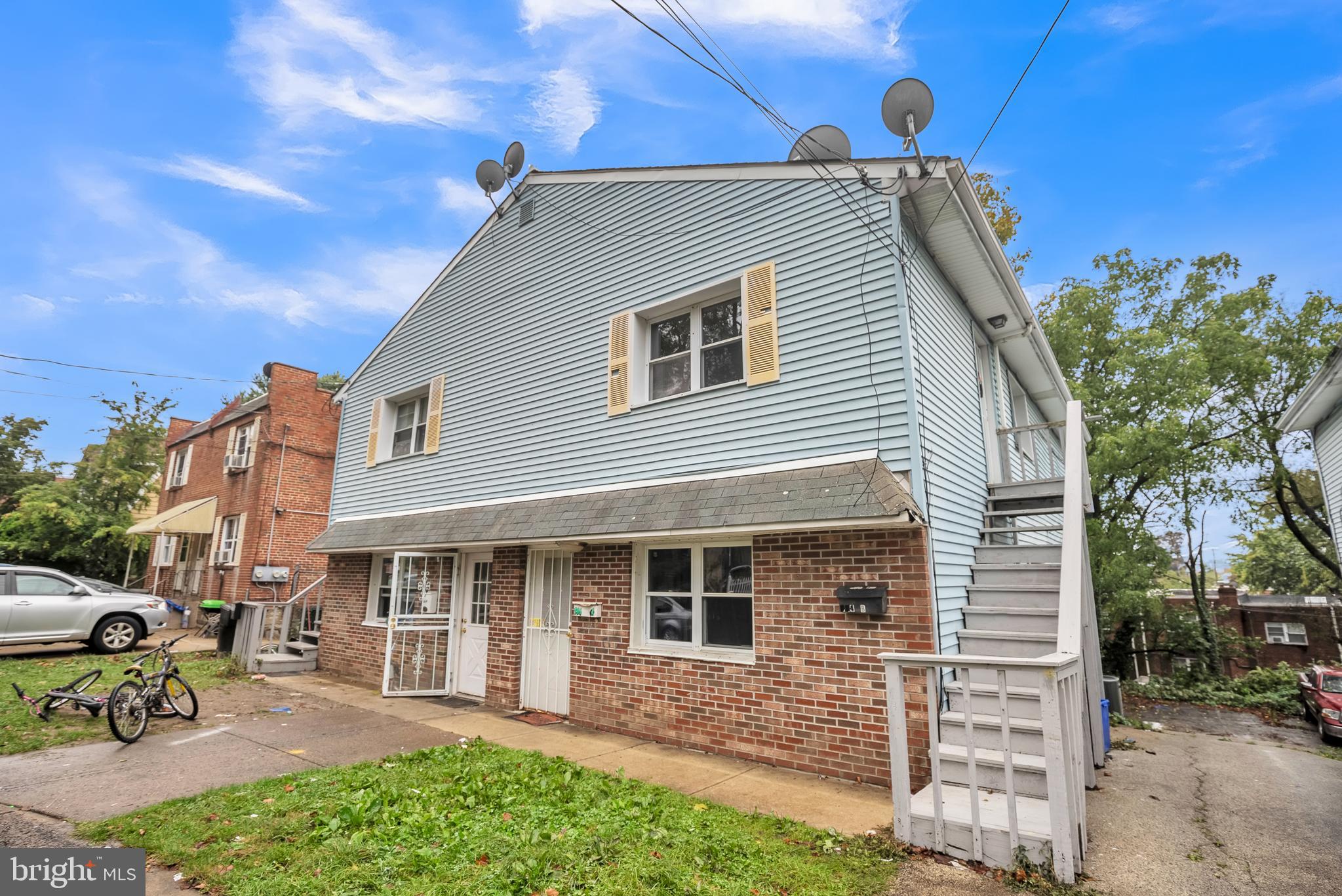 Investor or Owner-Occupant Opportunity!  Capitalize on the property's strategic location, moments away from the Lawndale train station, a convenient attraction for tenants!
This two unit multi-family property features a private entry for each unit,  open floor plan, spacious living areas, each with one bedroom and one full bathroom.  

You'll find recently added new washers/dryers and refrigerator in each unit.  This property features Central AC for each unit and has separate utilities.  All tenants are responsible for their own utilities. 

The second floor unit has just been freshly painted,  and has been left vacant for optional owner-occupant or tenant of your choice. 
Around back is an oversized garage.
Quick 15 minute train ride to Center City Philadelphia, close to shopping, dining and recreational facilities. Don't miss this business opportunity!