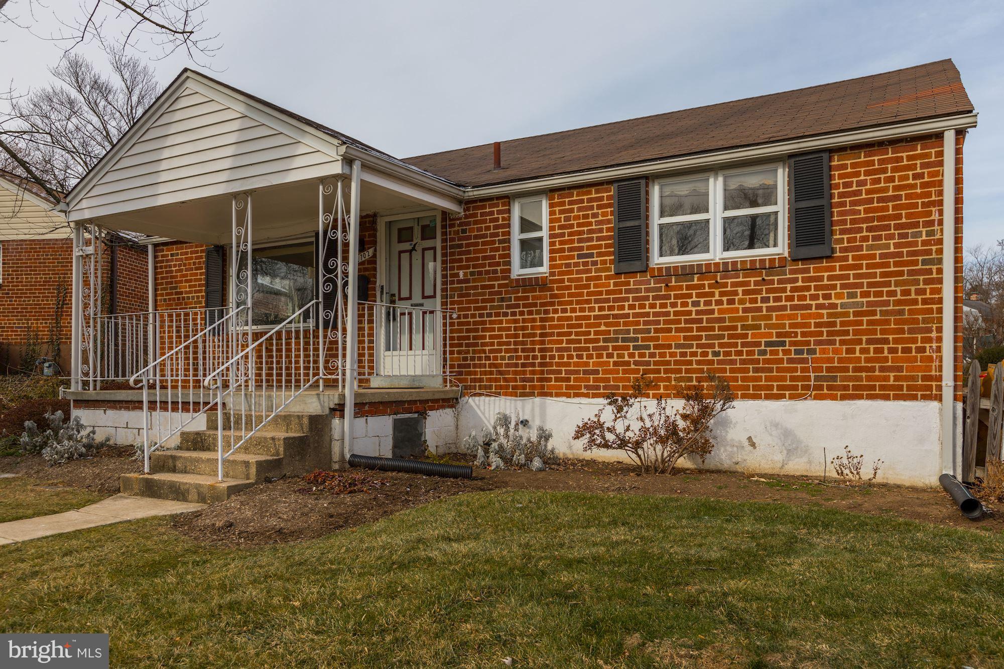 LOVELY 3 BEDROOM RAISED RAMBLER HAS BEEN WELL MAINTAINED BY THE CURRENT OWNER FOR 52 YEARS.  NEEDS A LITTLE TLC...BUT THE BONES ARE GREAT!  NICE ENCLOSED PORCH ON THE REAR OF THE HOUSE.  GREAT BACK YARD!  GRANITE TOP IN THE CUTE KITCHEN!  PARTIALLY FINISHED BASEMENT.  GAS FORCED AIR HEAT AND CENTRAL A/C.  CLOSE TO PUBLIC TRANSPORTATION!