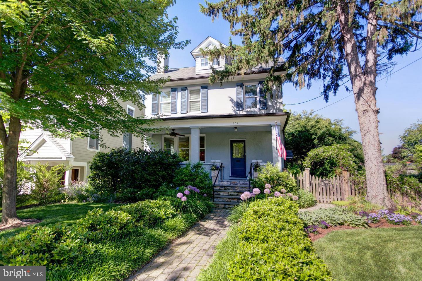 Welcome to this spacious and beautifully maintained 5-bedroom, 3-bath home in the highly sought-after Murray Hill neighborhood of Annapolis. Blending timeless charm with modern comfort, this exceptional home offers generous living spaces designed for both everyday living and entertaining.
The thoughtfully designed floor plan features an abundance of natural light throughout and gleaming hardwood floors. The welcoming Foyer that flows seamlessly into the Living Room complemented by a warm, inviting fireplace.  The gracious Dining Room flows effortlessly to the centerpiece of the home,  the beautifully appointed Kitchen.  Featuring a chef's gas range, stone countertops, wine refrigerator and stainless appliances and an island provides generous workspace. Adjacent to the Kitchen is the Family room with large windows you can mingle with the laughter of family and friends while entertaining. After a long day retreat to the upper level which includes four generously sized bedrooms. The serene Primary Suite includes a large walk-in closet with second laundry area and an en-suite bathroom with an extra large stand up shower. A standout feature of the home is the expansive third-floor level. Offering incredible flexibility as the fifth bedroom, media room, artist's studio or whatever best fits your needs.  The large unfinished basement provides laundry, mechanicals and an exceptional storage space. 
Relax on the inviting, spacious front porch sipping your morning coffee, evening cocktails or simply watching the neighbors stroll by.  Or entertain family and friends on the beautiful backyard patio, an unexpectedly expansive tree-framed yard creates a secluded outdoor retreat-an uncommon luxury featuring a built-in grill—perfect for outdoor dining and gatherings.
A two-car garage and ample off-street parking provide a rare convenience in this desirable downtown location.
Enjoy the best of Annapolis living with easy access to the waterfront, parks, marinas, restaurants, shopping, and the Historic District. Offering an unbeatable combination of space, charm, and location, this is a rare opportunity to own a beautiful home in one of Annapolis’ most coveted neighborhoods. Walk to the many coffee shops, compete in the May Day flower basket contest or hop on a water taxi. Dine under the stars on West Street with friends and neighbors. The Historic Charm of Annapolis blended with the boater's paradise of the Chesapeake Bay is a quick commute to D.C., Baltimore and BWI which attracts so many to this area. This is more than just a home; it's an exciting opportunity to live your best life, enjoying family and friends.  This coveted Murray Hill address delivers luxury, space and lifestyle. MUST SEE!