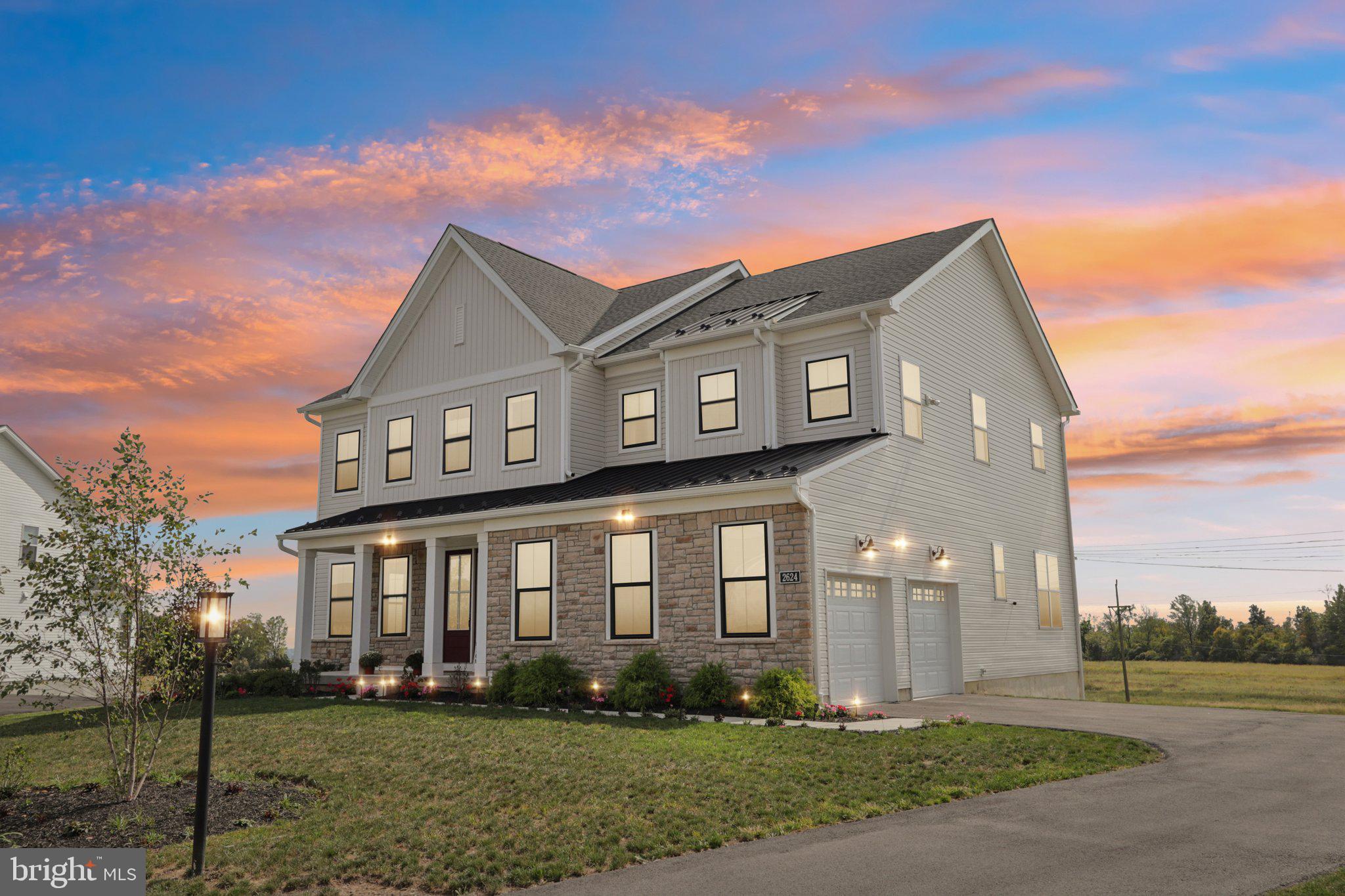 Exceptionally upgraded 5BR, 5BA home in the highly sought-after Reserve at Center Square, Worcester Township, Methacton School District. Offering over 5,200 finished sq ft on nearly ½ acre with open farmland views. Main level features 10’ ceilings, full-height doors, luxury vinyl plank flooring, formal living room (or dining room), family room with gas fireplace, and sliders to a custom 600-sq-ft composite deck. Gourmet kitchen boasts expanded cabinetry, upgraded granite, oversized island seating 6+, high-end appliances including 4-door refrigerator, wall oven/microwave, 5-burner gas cooktop, and exterior venting. Main-level bedroom/office and full bath.  Upstairs offers a luxury primary suite with dual walk-in closets and spa bath, Jack & Jill suite, private ensuite bedroom, all bedrooms with walk-in closets, plus upper-level laundry. Finished walk-out basement with 9’ ceilings, full bath, sliders, and ample storage. 2-car garage with EV outlet. Community features walking trails and lake. Convenient to parks, trails, Skippack Village, and dining.  Move-in ready with countless upgrades—schedule your tour today!