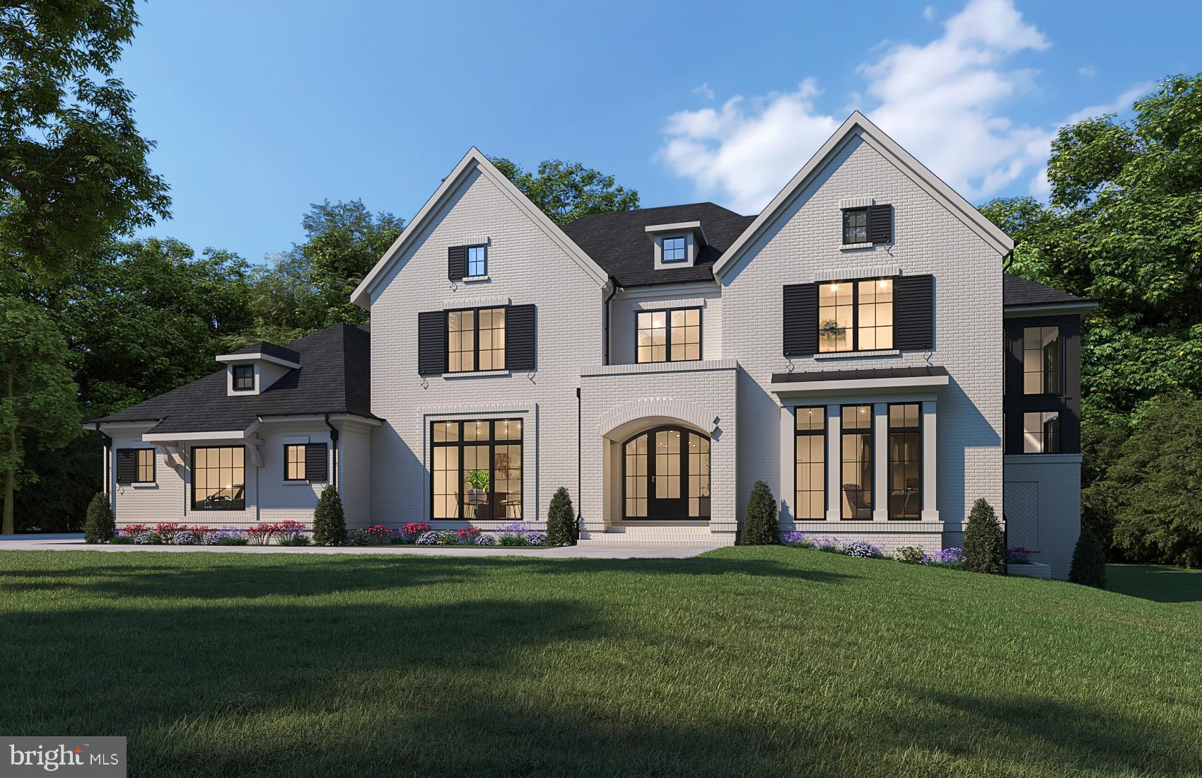 Cherry Hill Custom Homes presents 8912 Gallant Green Drive. This one of a kind property boasts 1.42 acres on a quiet street in Woodside Estates, and includes a pool.  The gorgeous transitional design features 6 bedrooms, 6 full bathrooms, and three powder rooms with 8,594 square feet of finished living space over three levels, dual staircases, and an attached four car garage. The main level includes 10ft ceilings, a gourmet kitchen with Thermador appliances, quartz countertops, and frame-less custom cabinetry, a rear prep kitchen, a main level guest suite, a breakfast nook and an elegant formal dining room. A great room with coffered ceiling and gas fireplace is flanked by a large screened porch with heaters and a fireplace. A lounge area and a mudroom with  built-in cubbies complete the main level living spaces. The upper level is highlighted by a luxurious owner's suite with gas fireplace, walk-in closet with built-ins, a spa-like bathroom with heated floors, double vanities, stand-alone soaking tub, heavy glass enclosed shower and connection to the laundry room. The lower level features a spacious rec room with wet bar, a separate powder room, an exercise room, an additional bedroom with full bathroom, a safe room, and a pool equipment room. This home has a built-in elevator shaft for optional conversion. Convenient to Tysons, McLean, and Spring Hill Rec Center. Spring Hill ES/ Cooper MS/ Langley HS. Delivery in late May 2026. Call Listing Agent to schedule a time to walk the lot, see a finished product, or meet with the builder. Interior photos are from another home recently built by Cherry Hill Custom Homes. Actual finishes may differ from what you see in the listing photos.