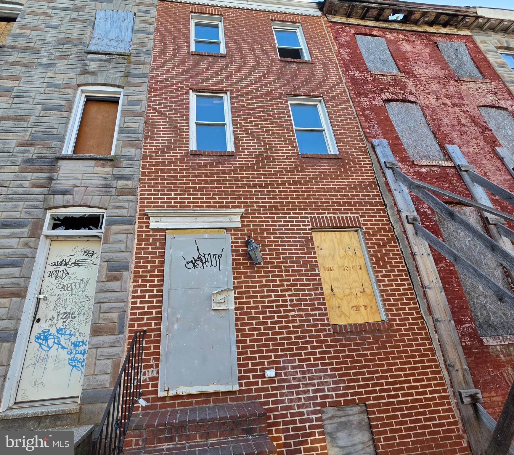 “4-Level Rowhome with Rooftop Access – Full Renovation Needed”

Investor opportunity in a rapidly appreciating, redevelopment-driven neighborhood. This 3-bedroom, 2.5-bath interior rowhome offers four levels of living space and strong value-add potential for experienced investors. Property features include hardwood floors throughout, interior access to a rooftop area, and an unfinished basement suitable for storage or future build-out. Previously renovated, the home now requires a full rehabilitation due to significant interior damage. Surrounded by active rehabs and rising property values, this is an ideal project for a fix-and-flip or long-term buy-and-hold strategy. Sold strictly as-is. Cash or renovation financing recommended. Proof of funds required with all offers.